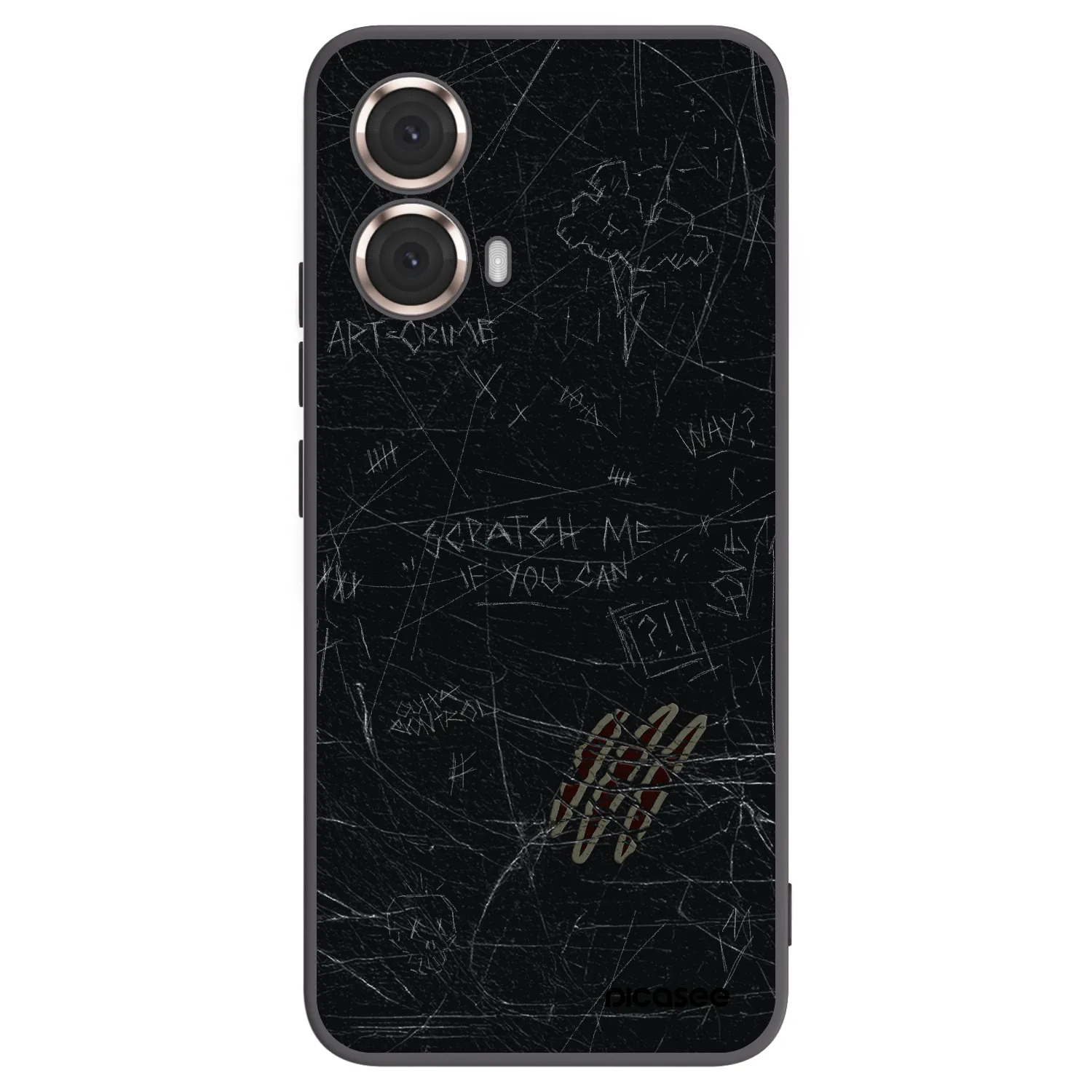 Silikónový čierny obal pre Motorola Moto G85 - SCRATCH
