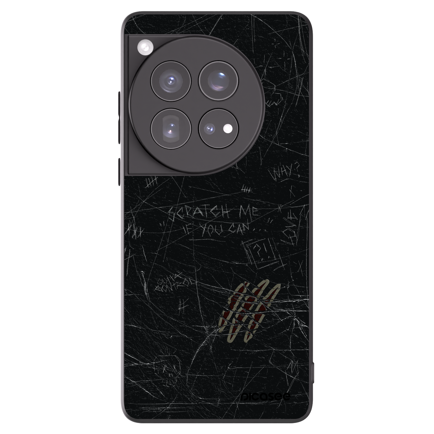 Silikónový čierny obal pre OnePlus 12 5G - SCRATCH
