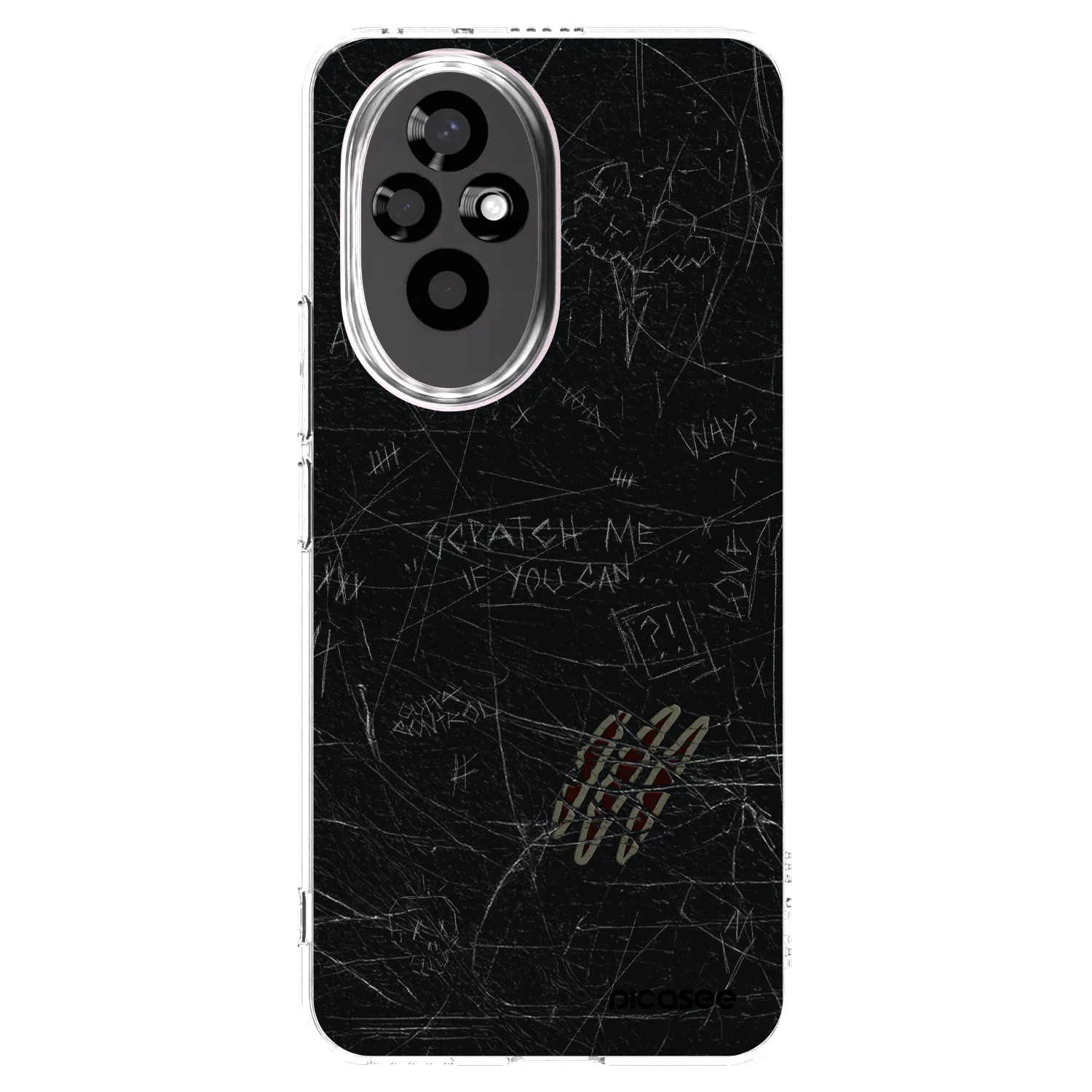 Picasee silikónový prehľadný obal pre Honor 200 Pro 5G - SCRATCH