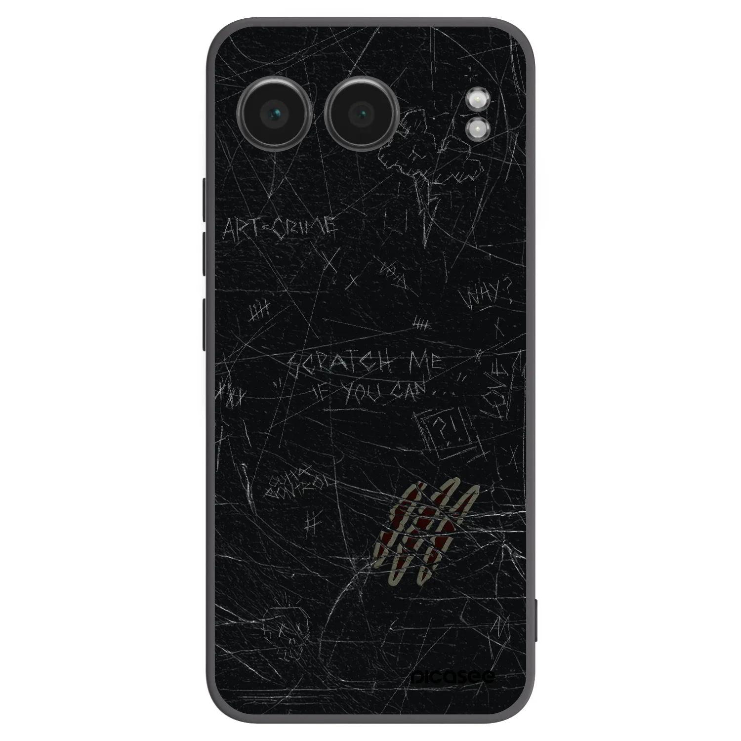 Picasee silikónový čierny obal pre OnePlus Nord 4 - SCRATCH