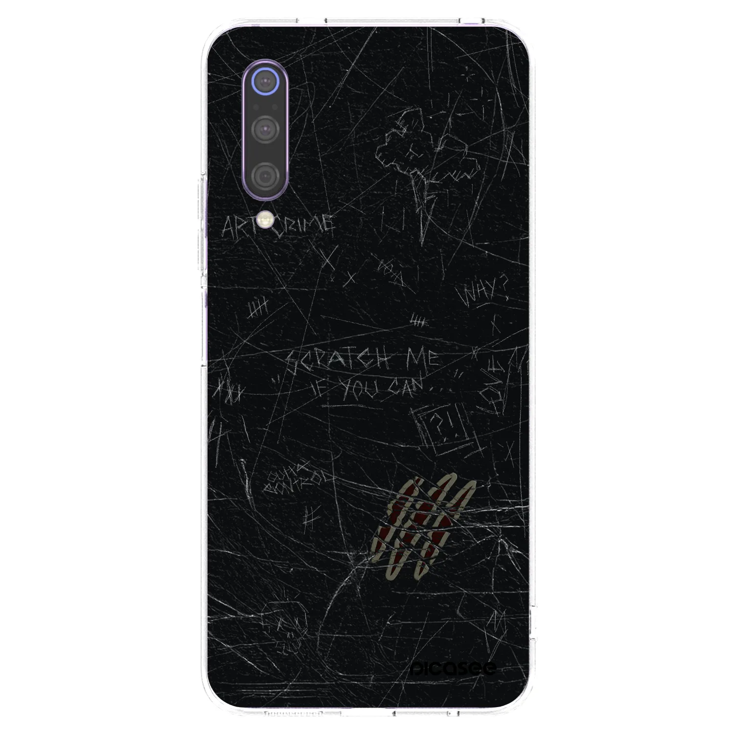 Picasee silikónový prehľadný obal pre Xiaomi Mi 9 - SCRATCH