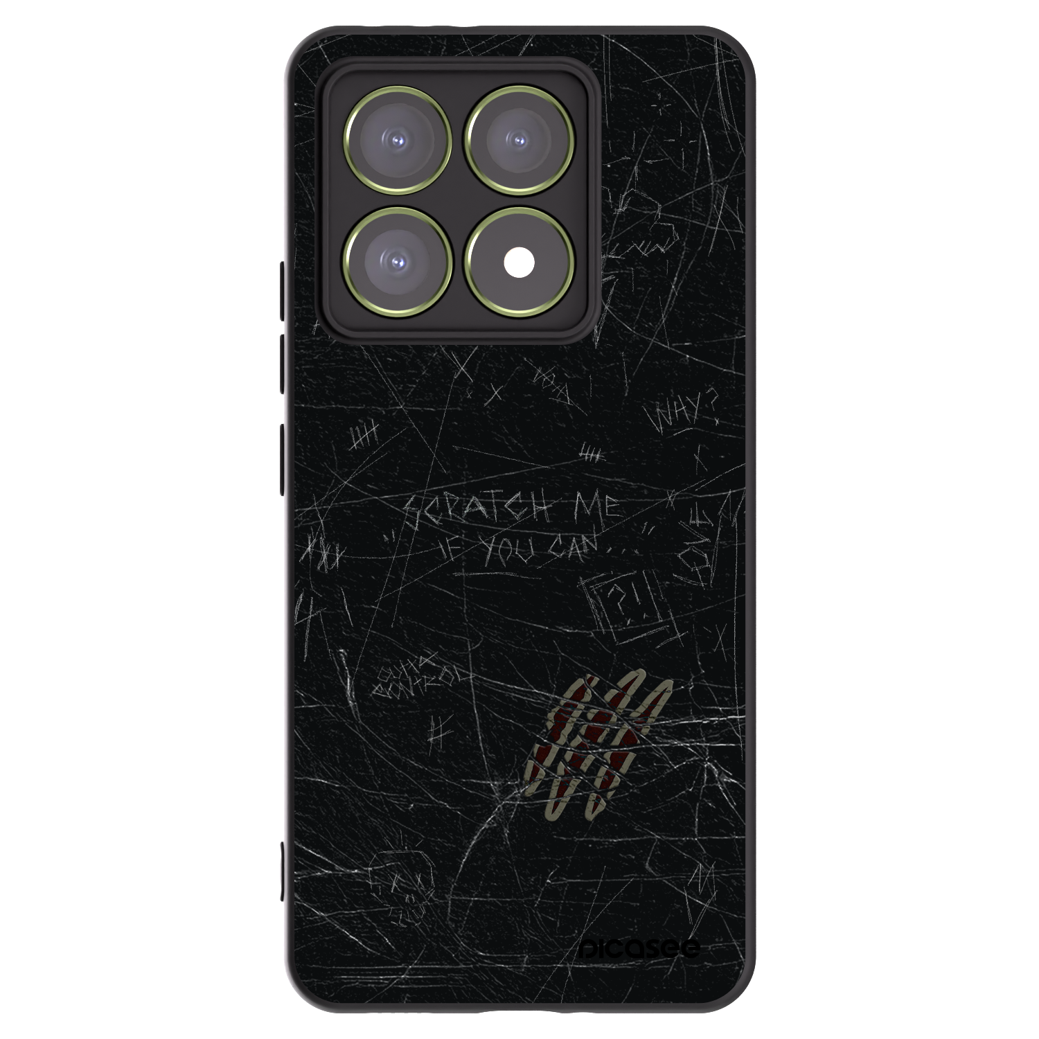 Picasee silikónový čierny obal pre Xiaomi 14T - SCRATCH