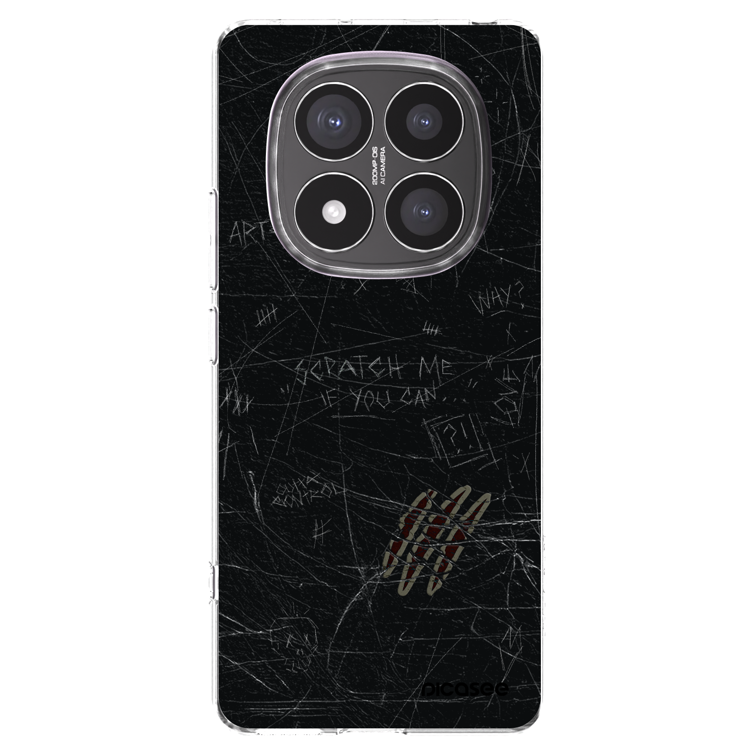 Silikónový prehľadný obal pre Xiaomi Redmi Note 14 Pro+ 5G - SCRATCH