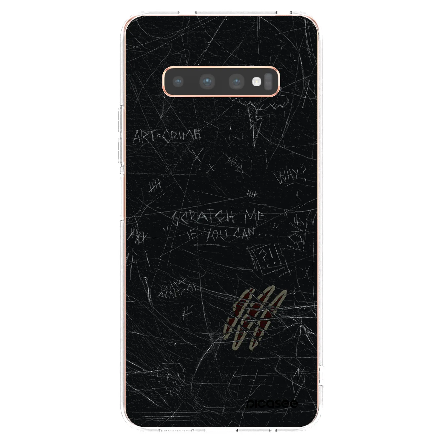 Picasee silikónový prehľadný obal pre Samsung Galaxy S10 Plus G975 - SCRATCH