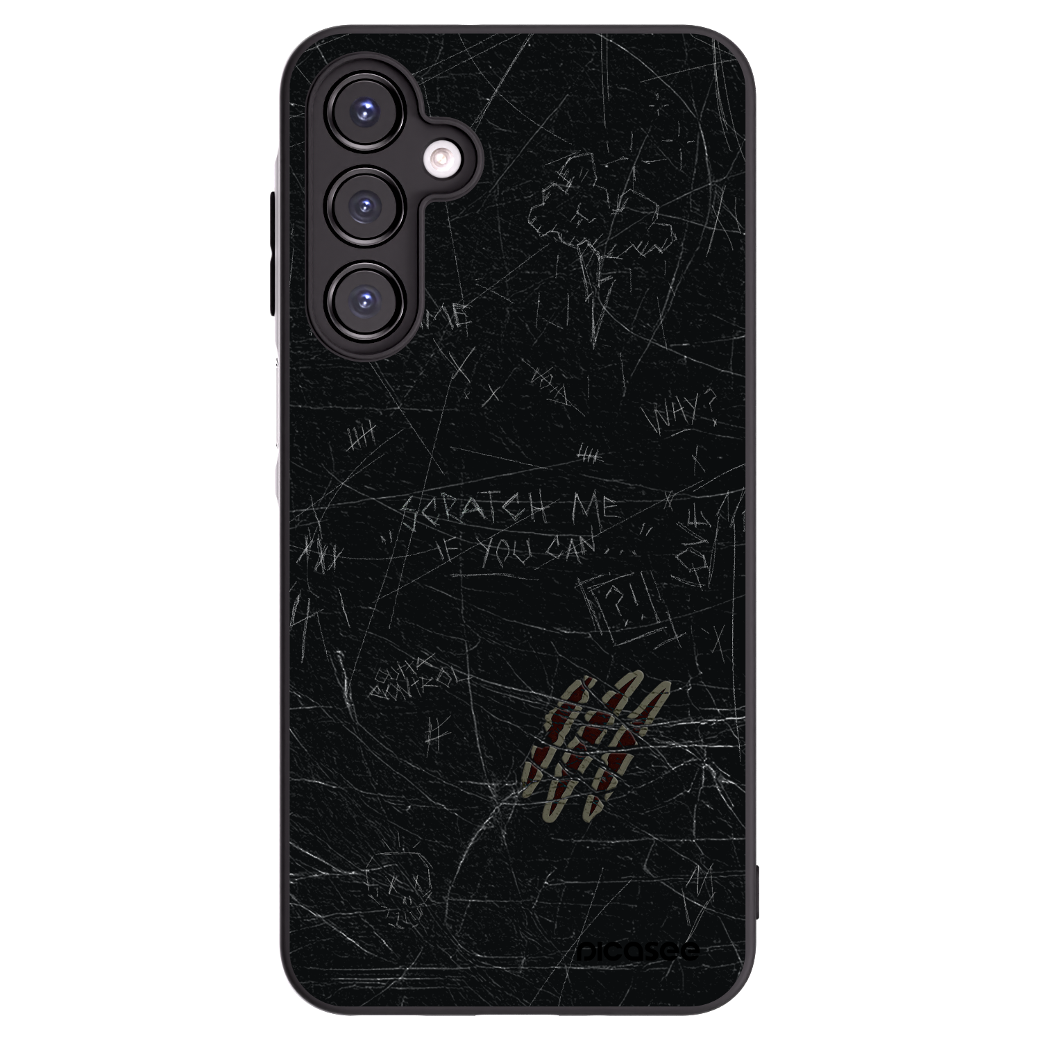 Picasee silikónový čierny obal pre Samsung Galaxy A16 5G - SCRATCH