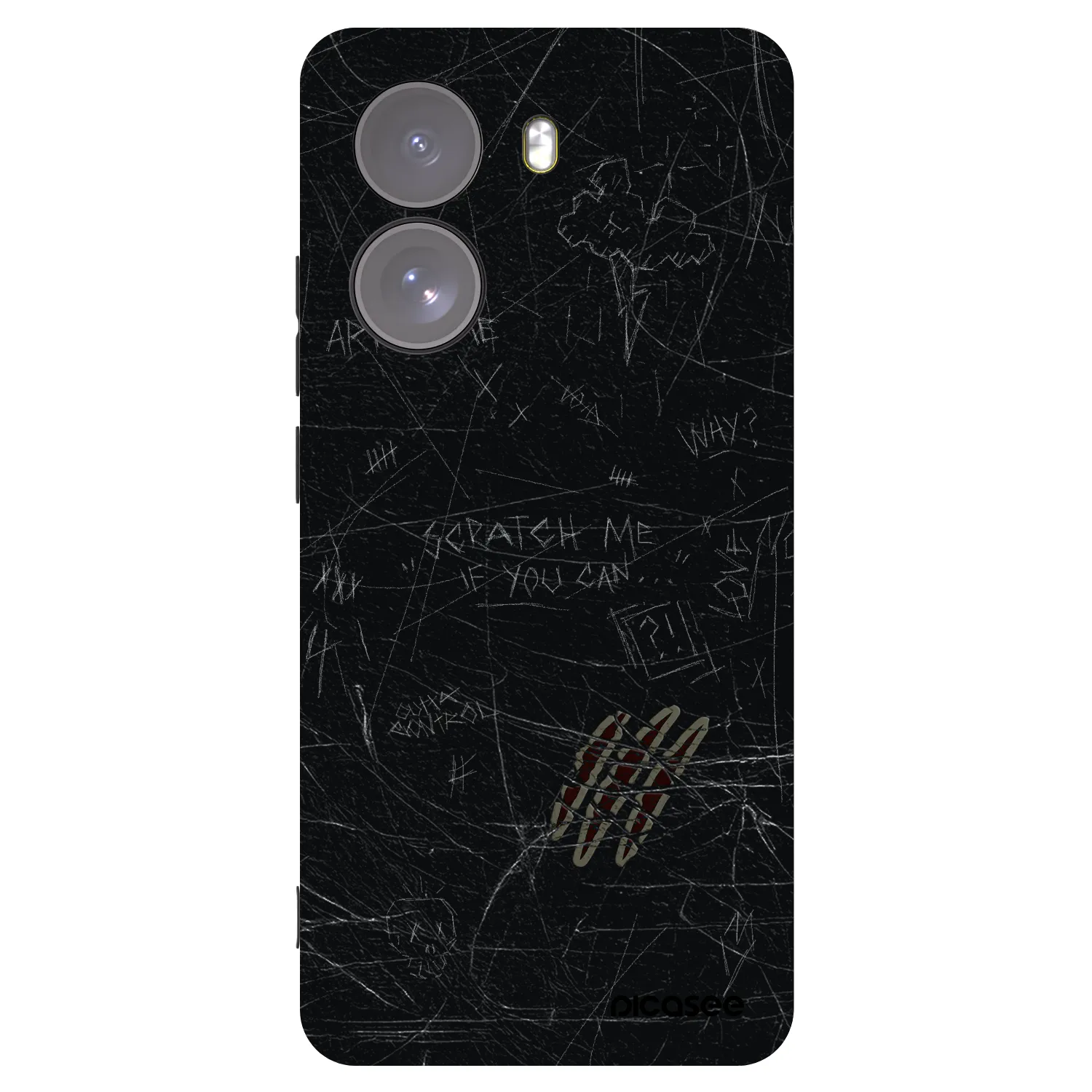Picasee silikónový čierny obal pre Xiaomi Poco X7 - SCRATCH
