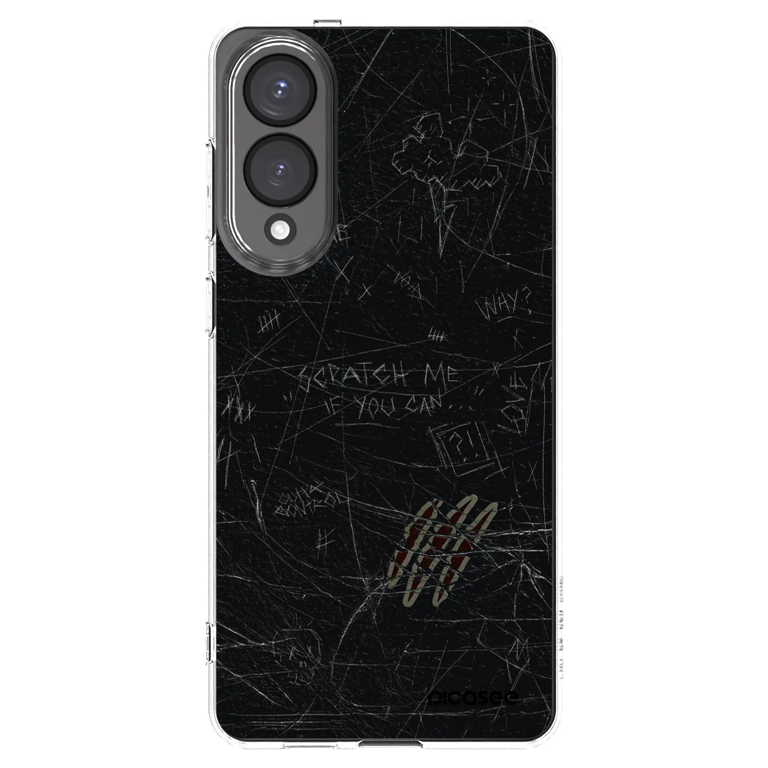 Picasee silikónový prehľadný obal pre Samsung Galaxy S25 Edge 5G - SCRATCH