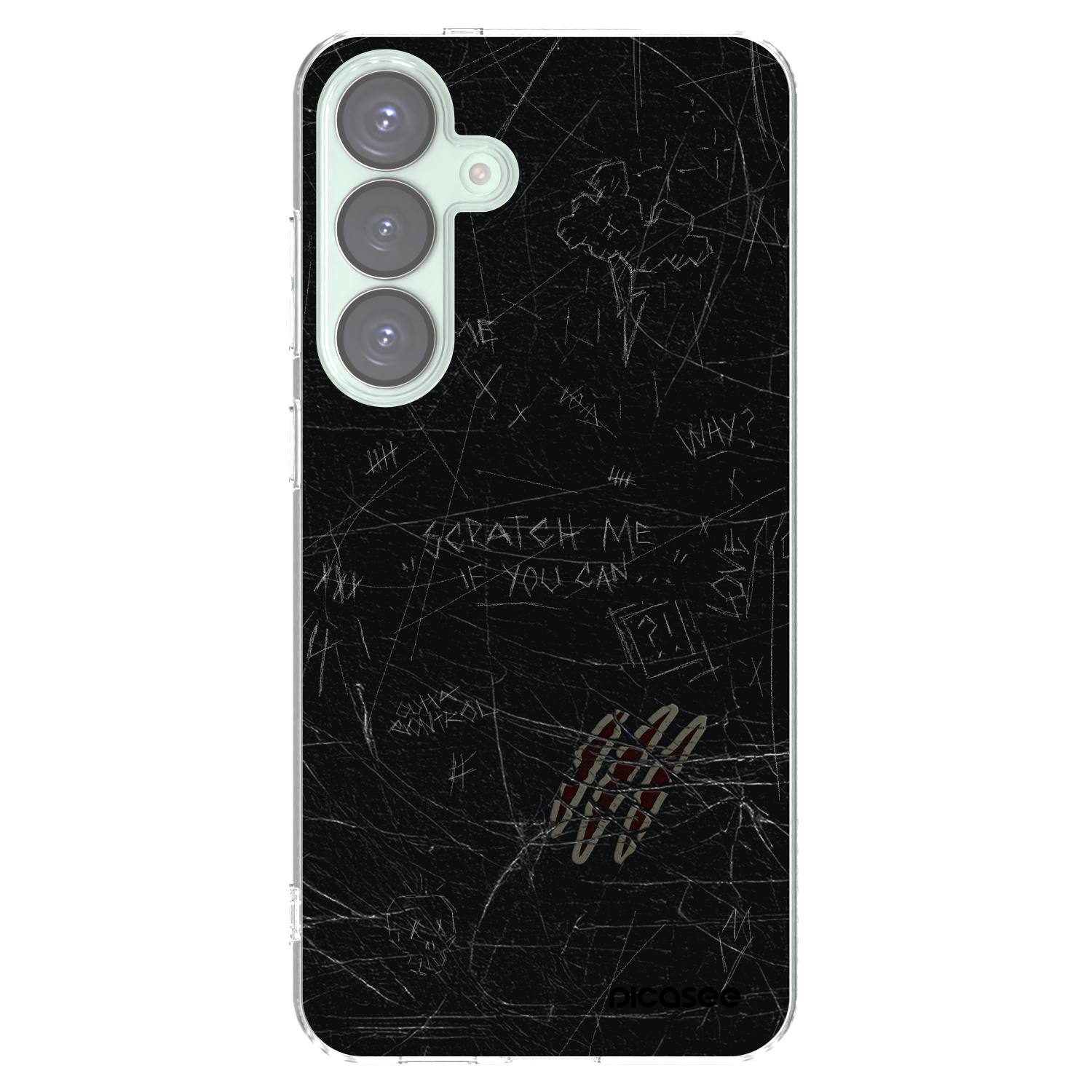 Picasee silikónový prehľadný obal pre Samsung Galaxy S25+ 5G - SCRATCH