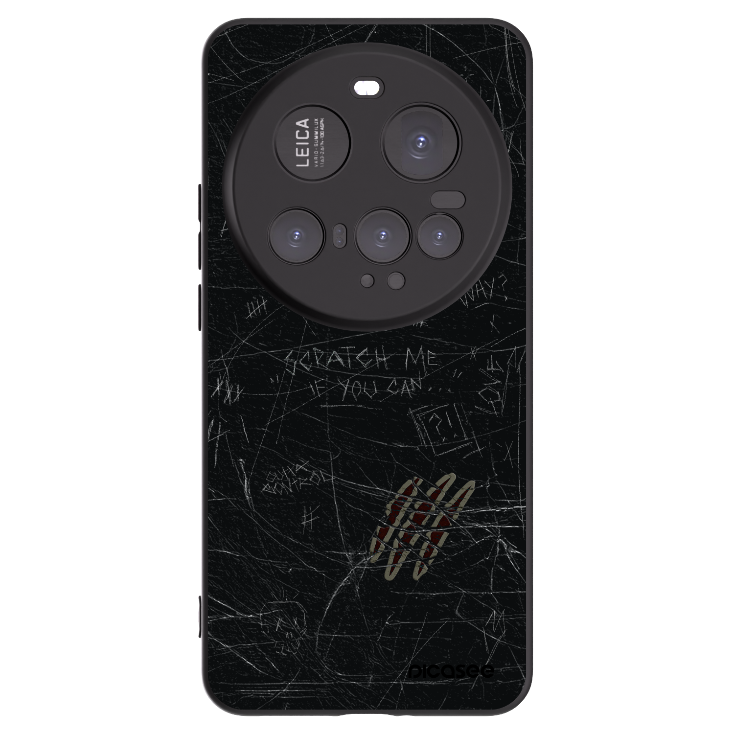Picasee silikónový čierny obal pre Xiaomi 15 Ultra - SCRATCH