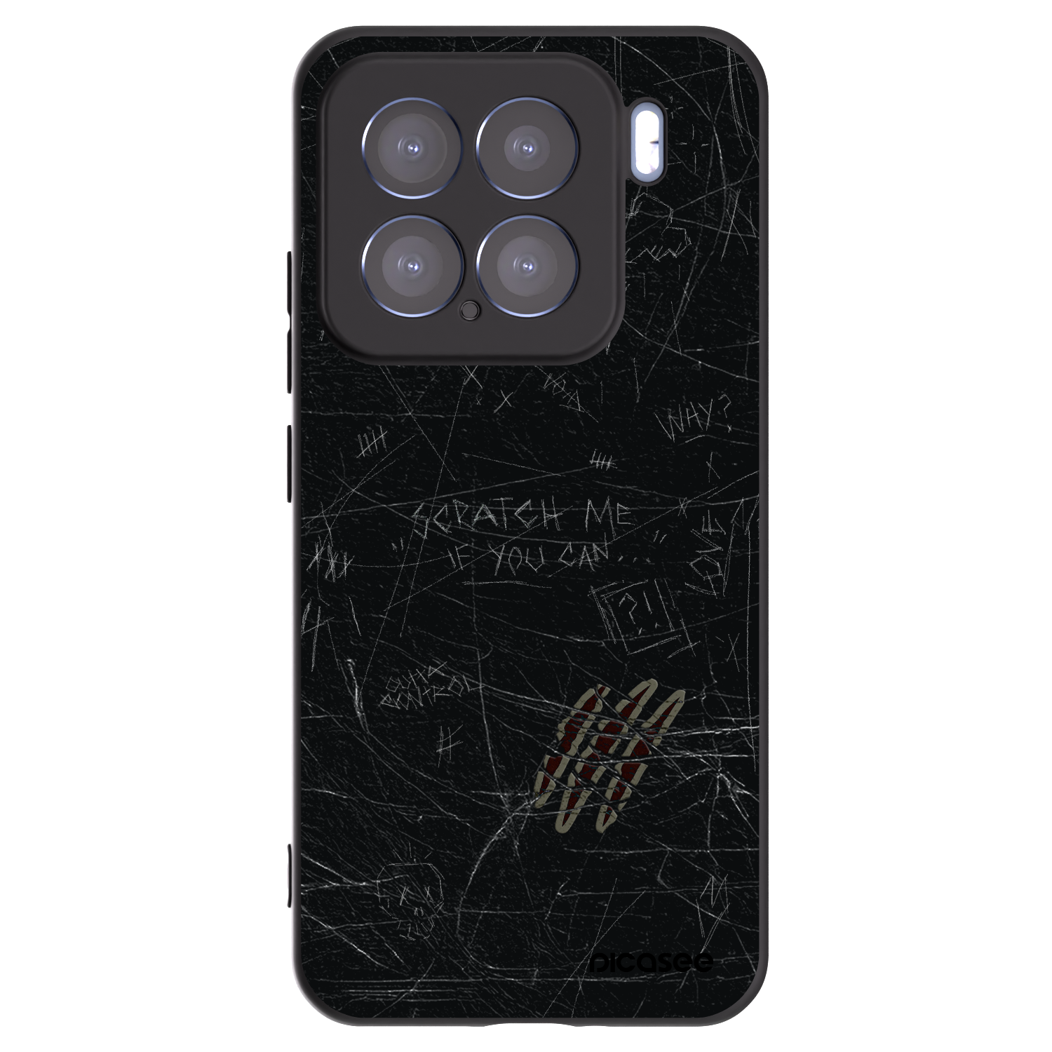 Silikónový čierny obal pre Xiaomi 15 - SCRATCH