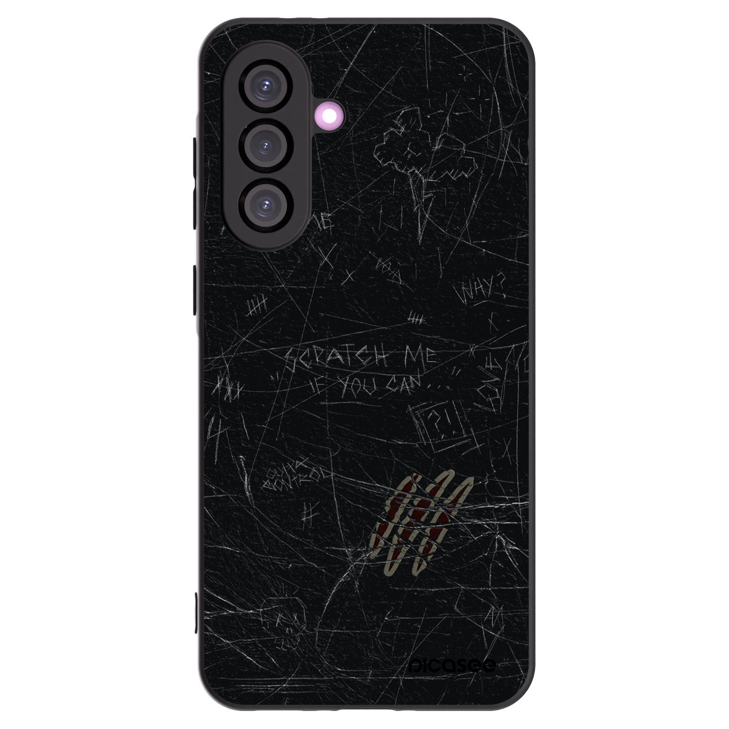 Picasee silikónový čierny obal pre Samsung Galaxy A36 5G - SCRATCH