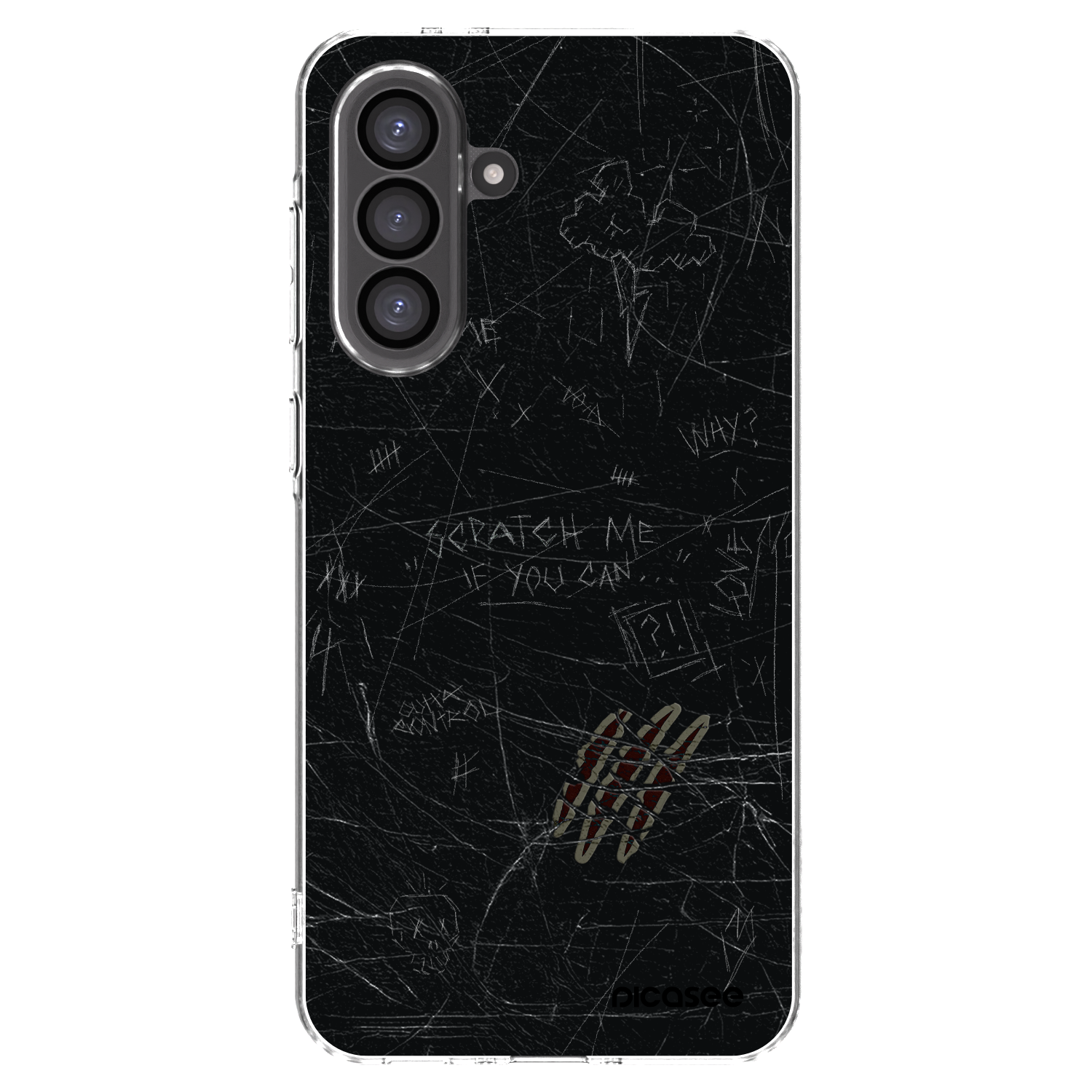 Picasee silikónový prehľadný obal pre Samsung Galaxy A36 5G - SCRATCH