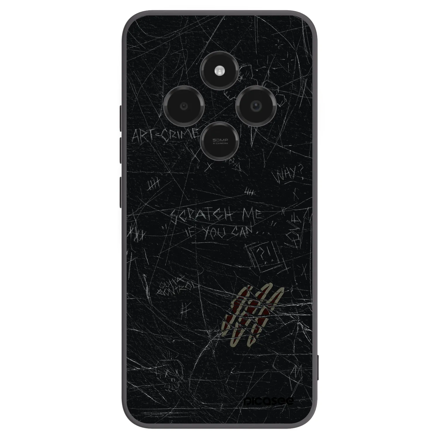 Picasee silikónový čierny obal pre Xiaomi Poco C75 - SCRATCH