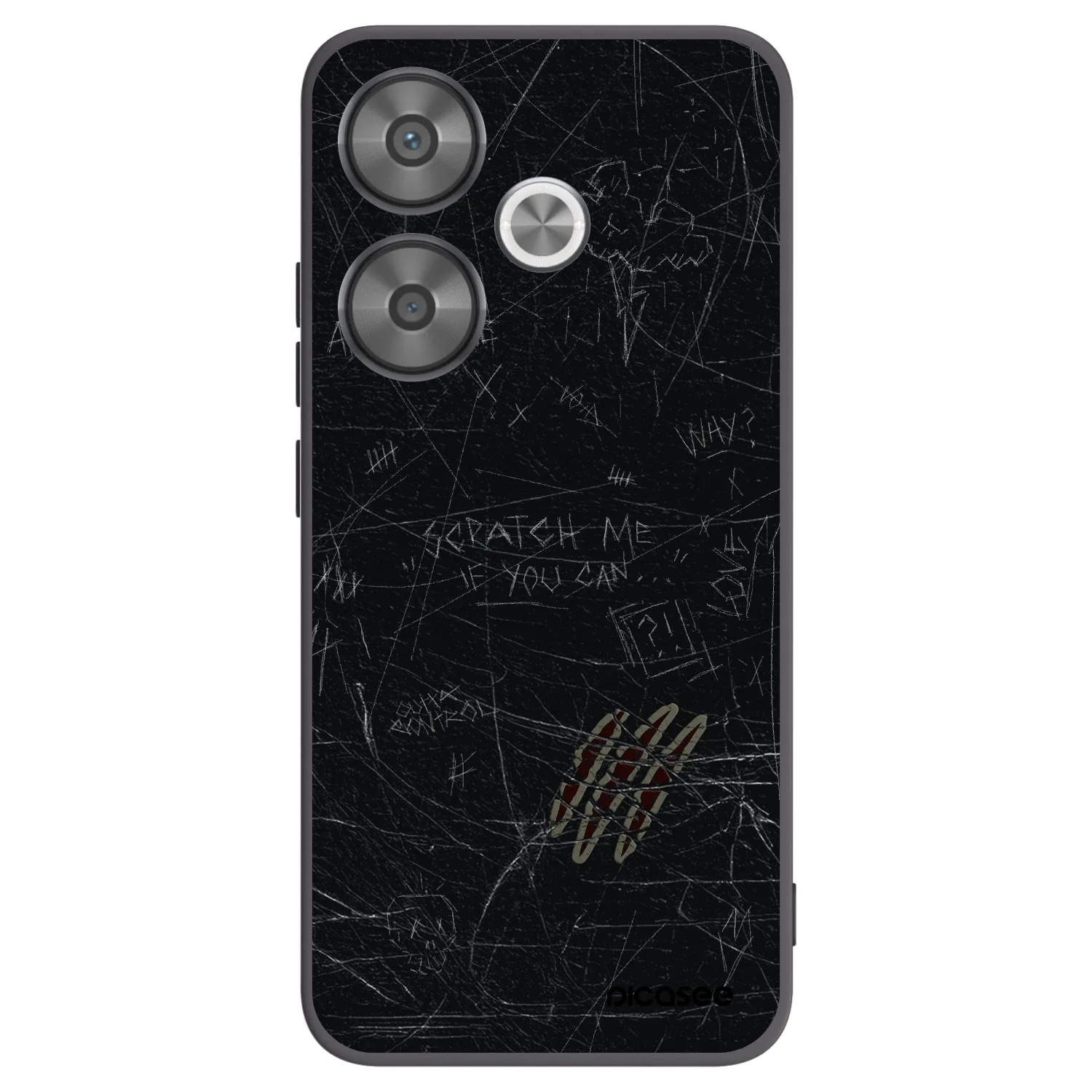 Picasee silikónový čierny obal pre Xiaomi Poco F6 - SCRATCH