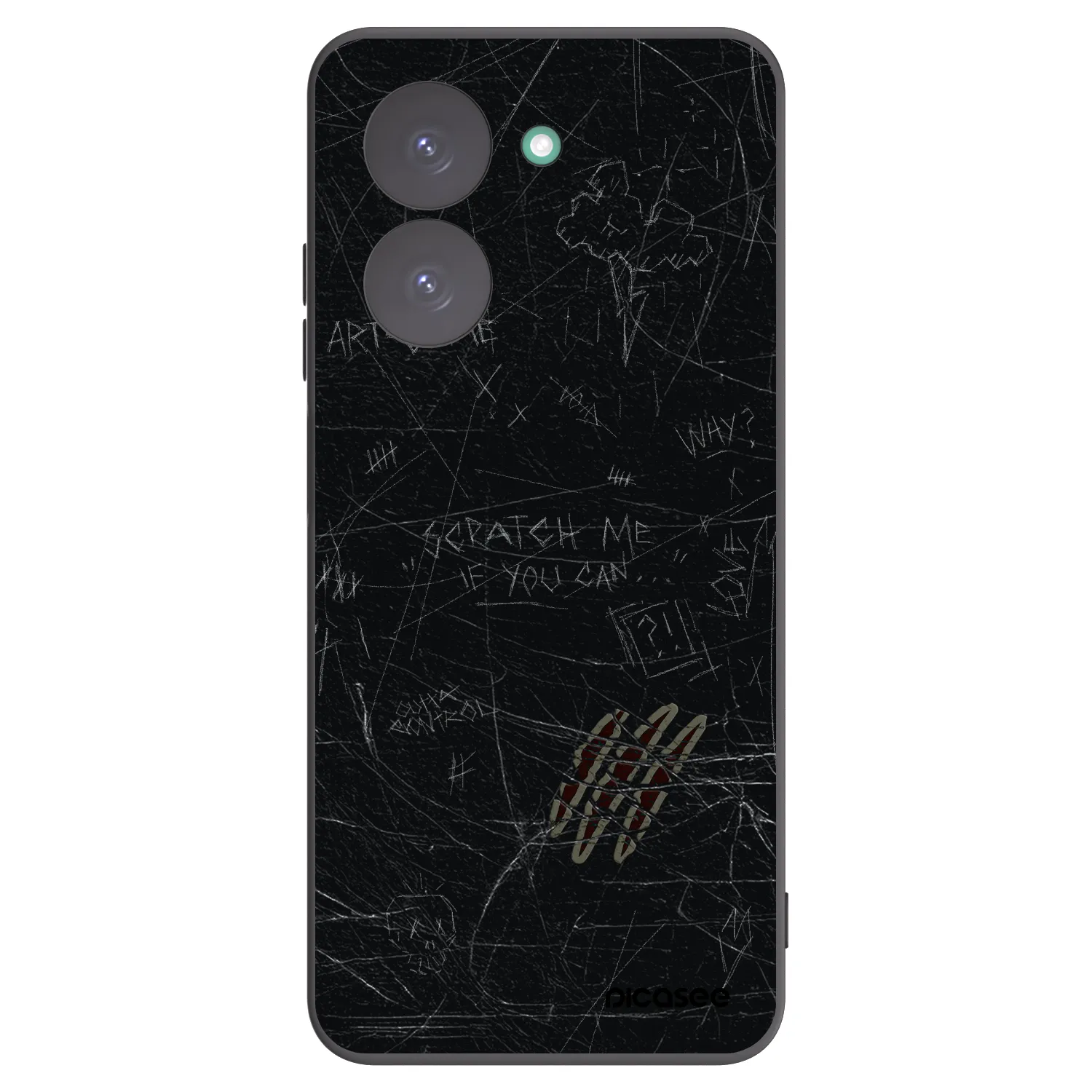 Picasee silikónový čierny obal pre Xiaomi Redmi A5 - SCRATCH