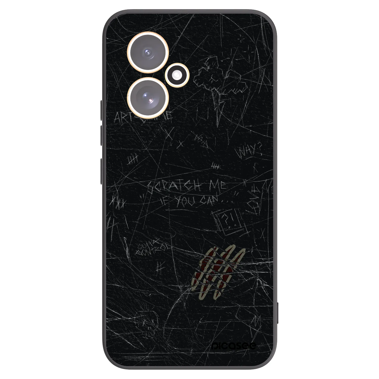 Silikónový čierny obal pre Honor 400 5G - SCRATCH
