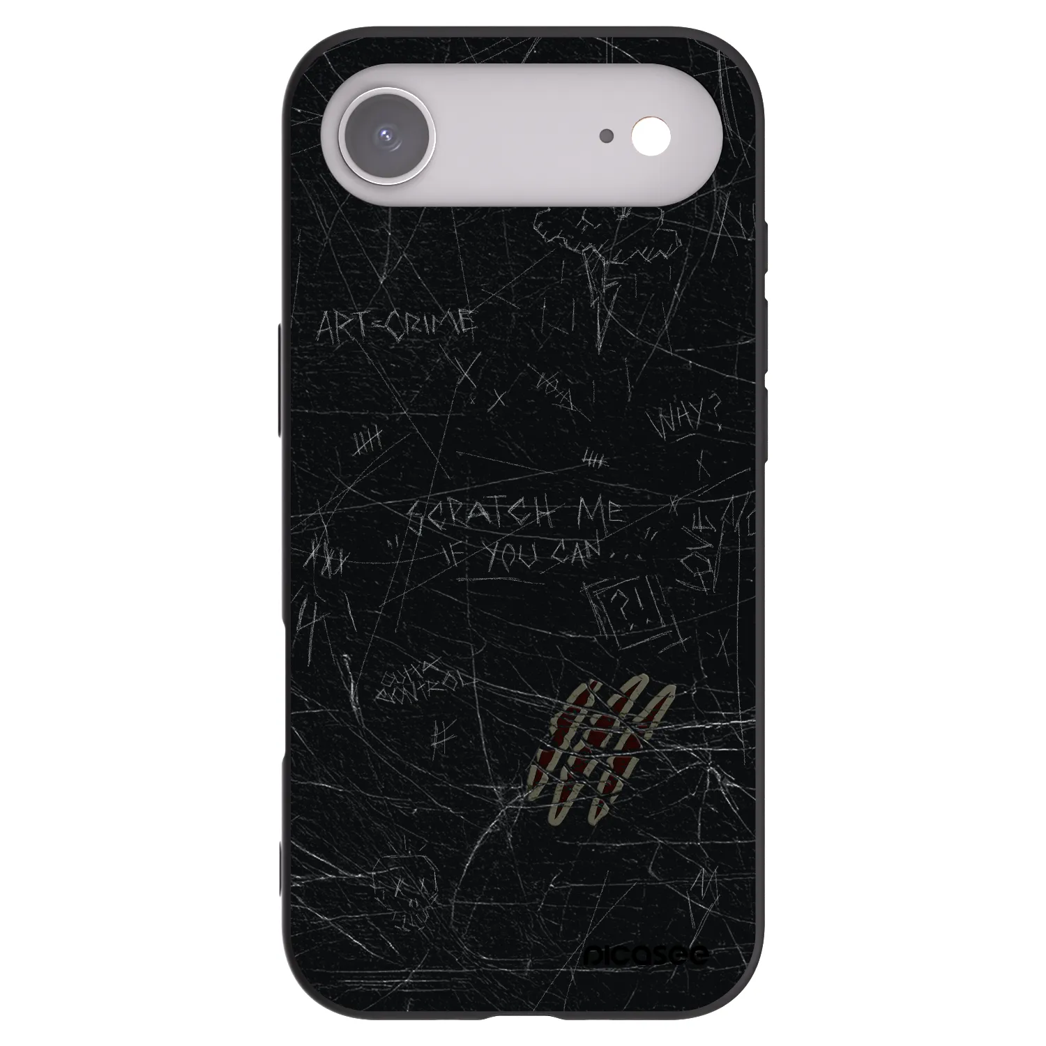 Silikónový čierny obal pre Apple iPhone Air - SCRATCH