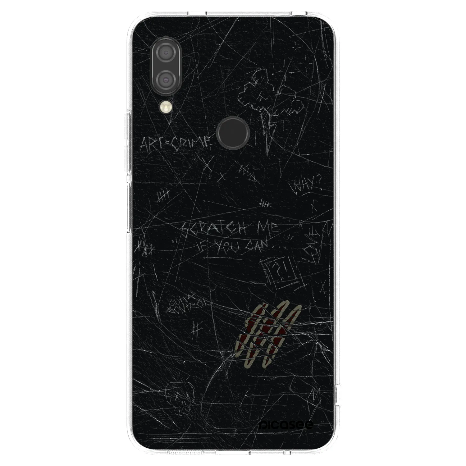 Picasee silikónový prehľadný obal pre Xiaomi Redmi 7 - SCRATCH