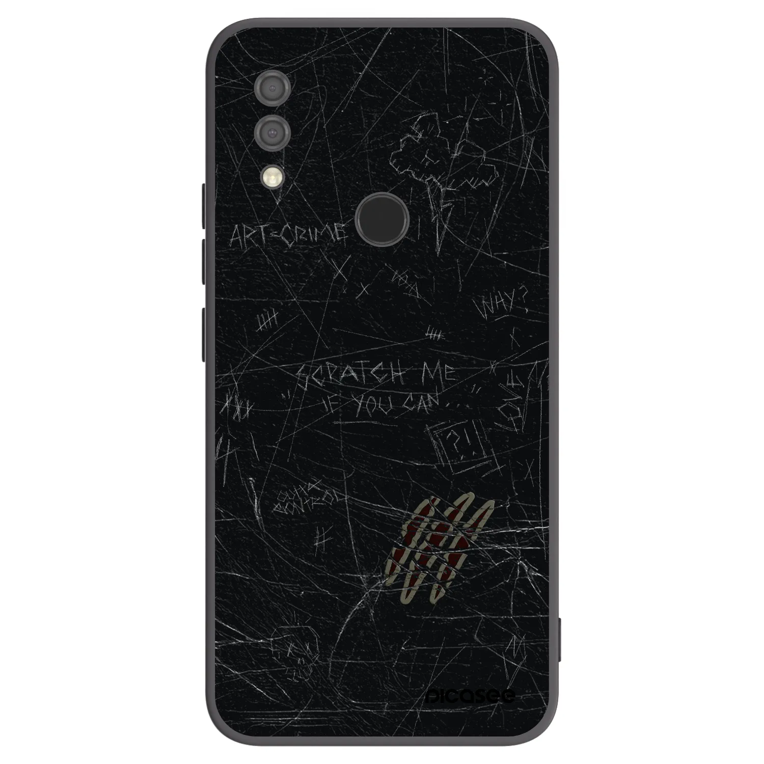 Picasee silikónový čierny obal pre Xiaomi Redmi 7 - SCRATCH