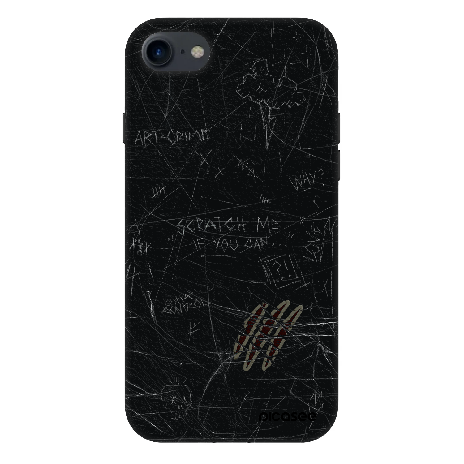 Picasee Fashion Case pre Apple iPhone SE 2020 - SCRATCH