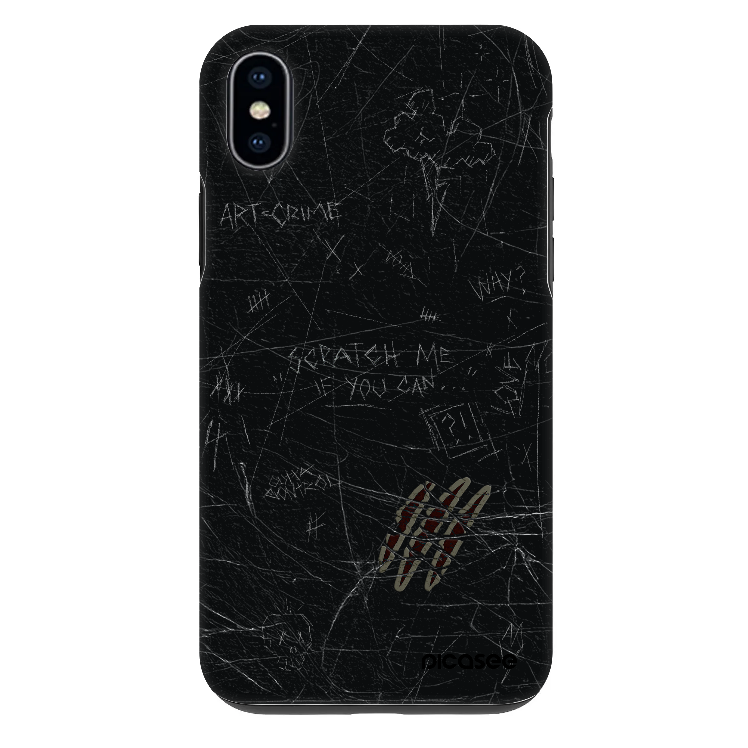 Picasee Fashion Case pre Apple iPhone XS Max - SCRATCH