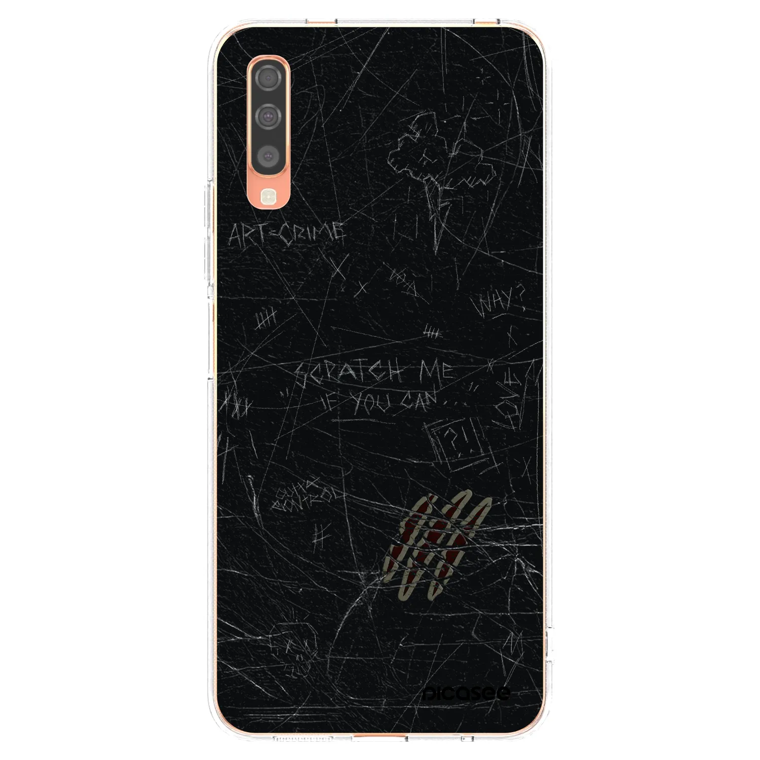 Picasee silikónový prehľadný obal pre Samsung Galaxy A70 A705F - SCRATCH