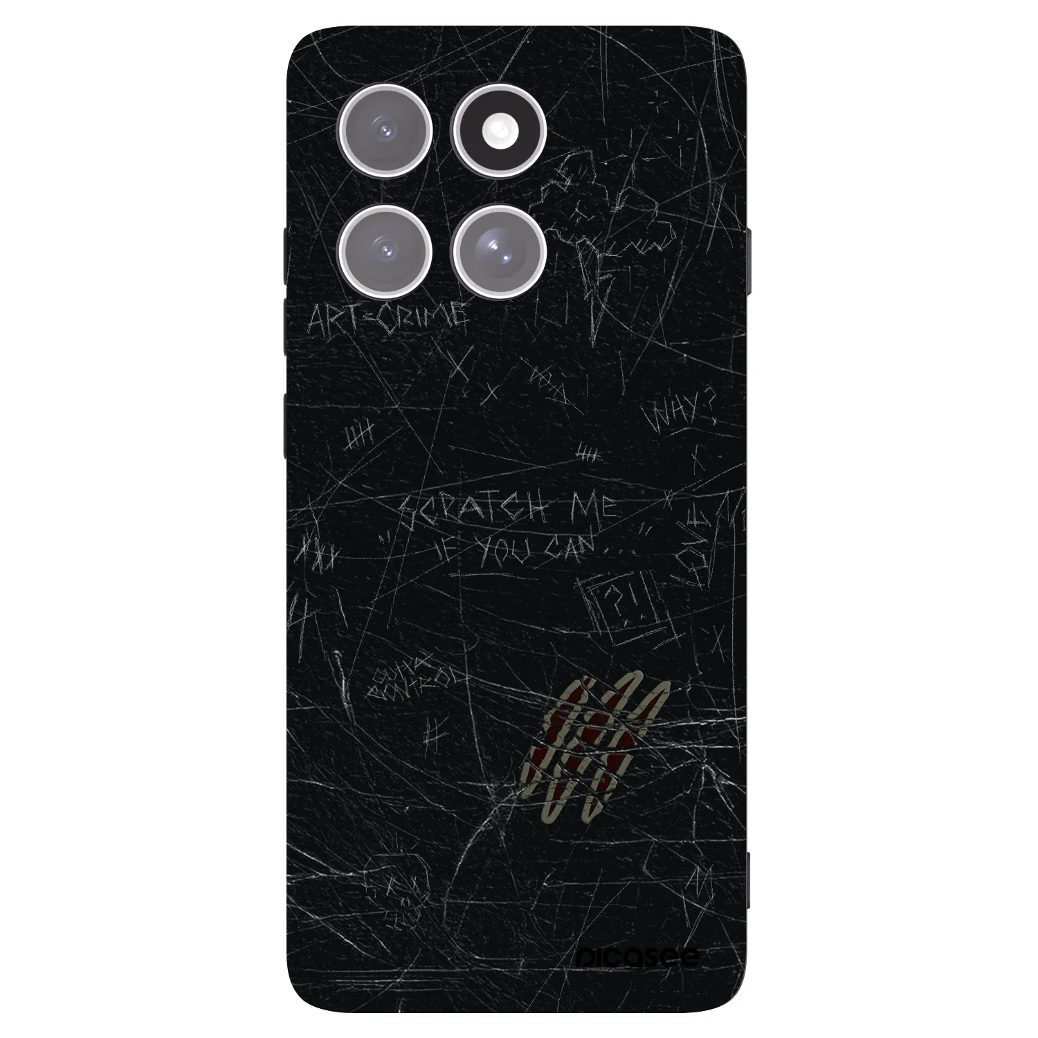 Picasee silikónový čierny obal pre Motorola Edge 60 Pro - SCRATCH