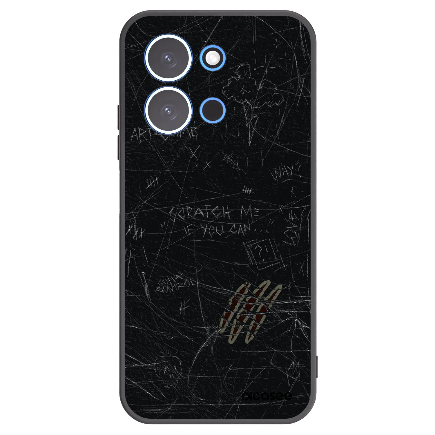 Picasee silikónový čierny obal pre Xiaomi Redmi 15C 4G - SCRATCH