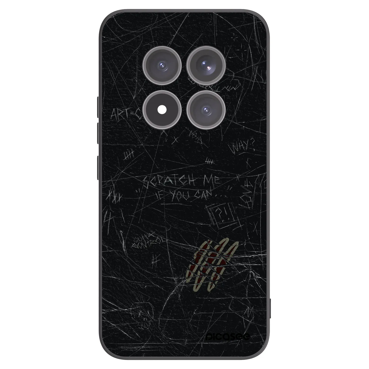 Picasee silikónový čierny obal pre Xiaomi Redmi Note 15 Pro+ - SCRATCH