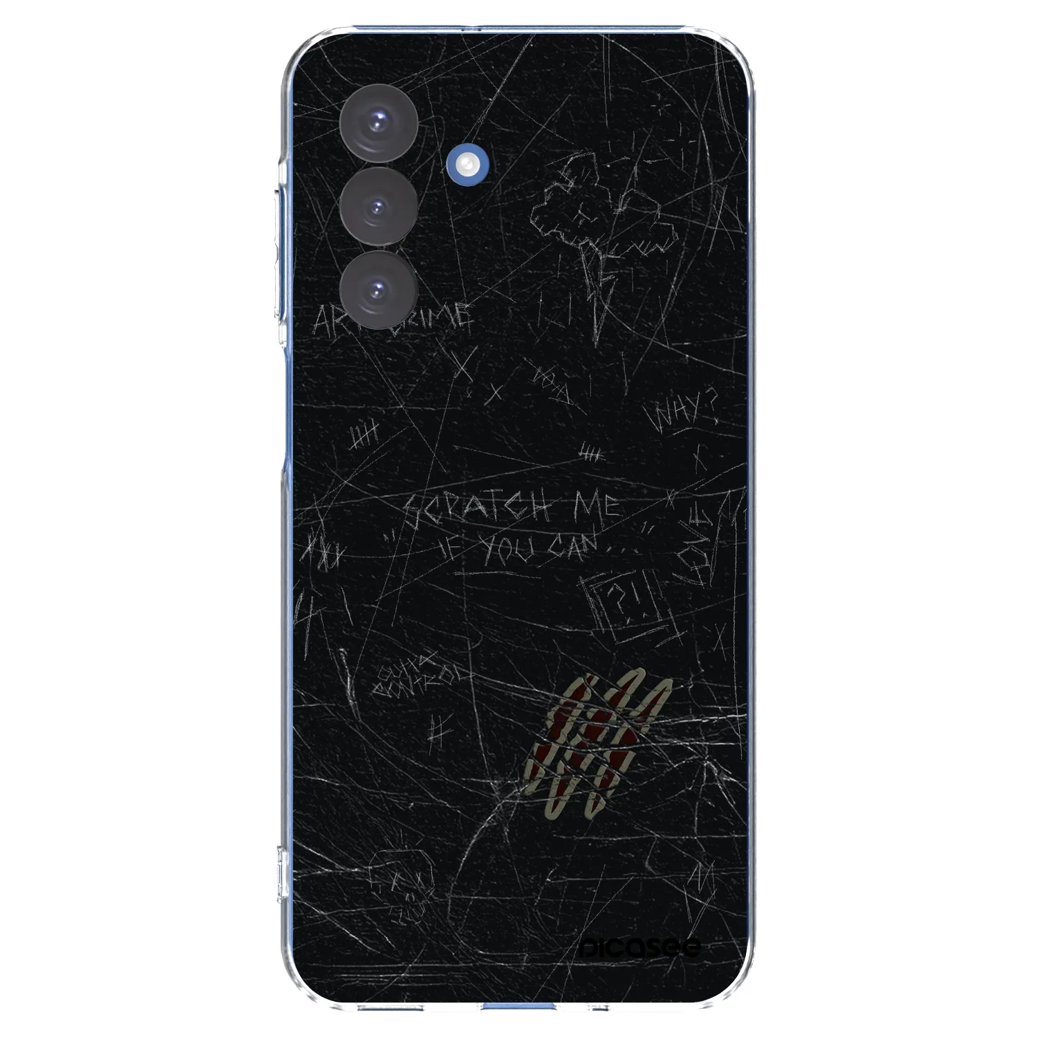 Picasee silikónový prehľadný obal pre Samsung Galaxy A17 5G - SCRATCH
