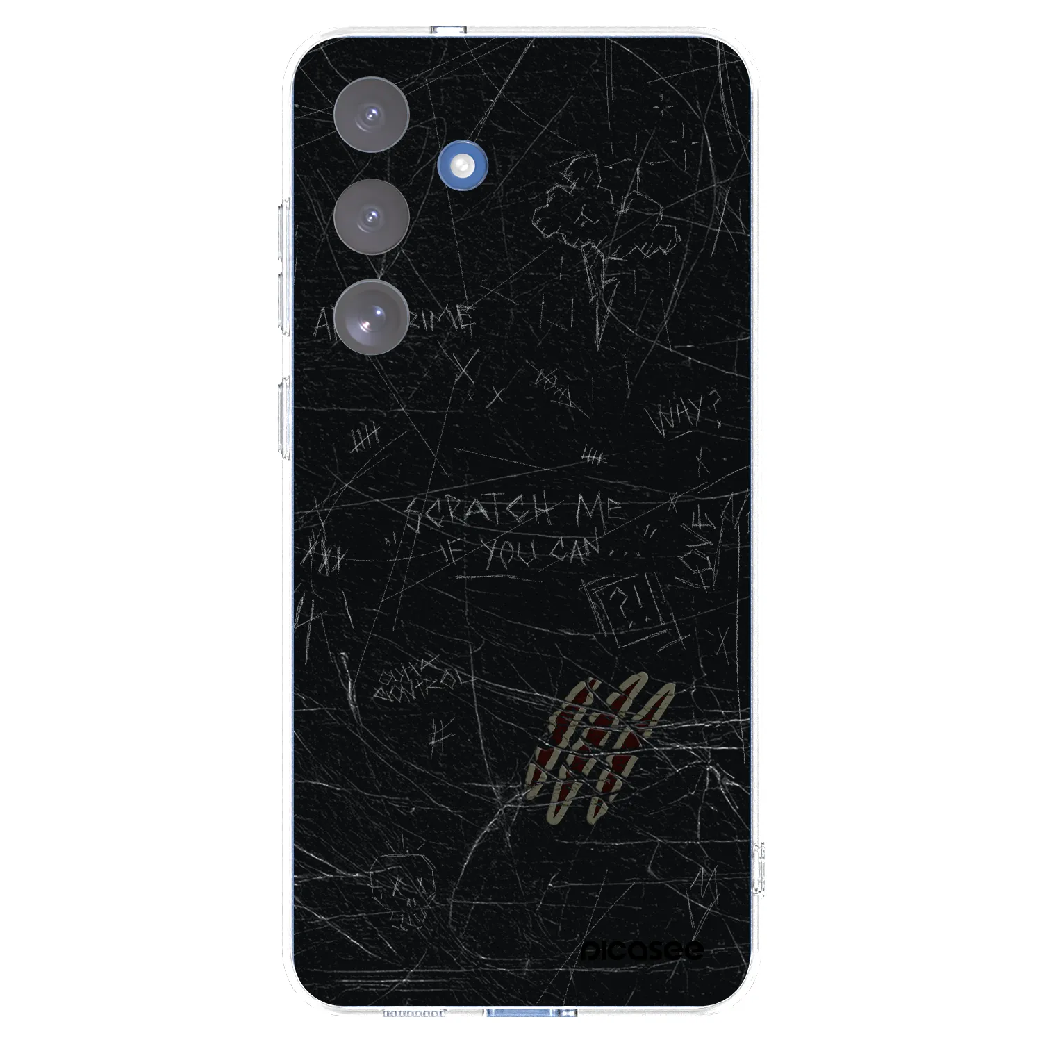 Picasee silikónový prehľadný obal pre Samsung Galaxy S25 FE 5G - SCRATCH