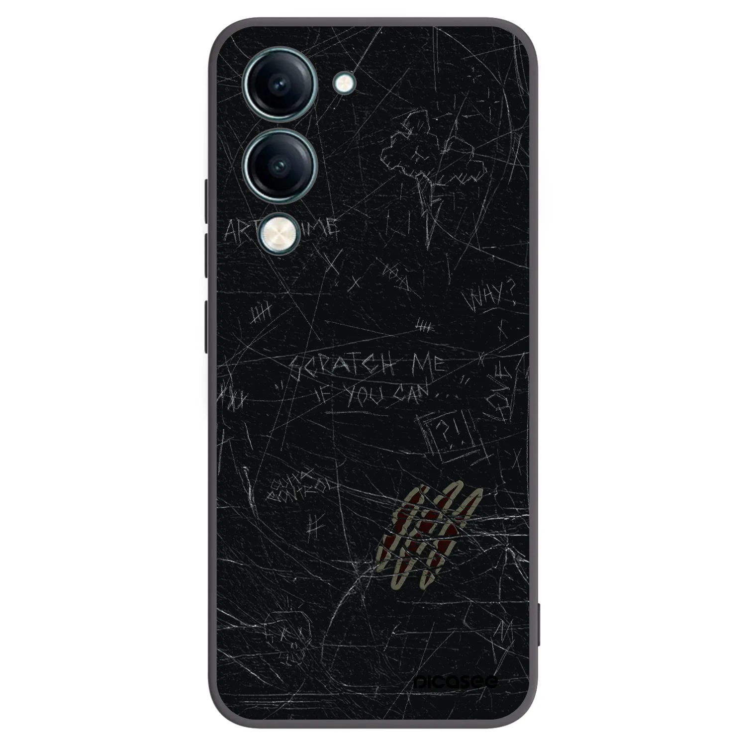 Picasee silikónový čierny obal pre Vivo Y29s 5G - SCRATCH