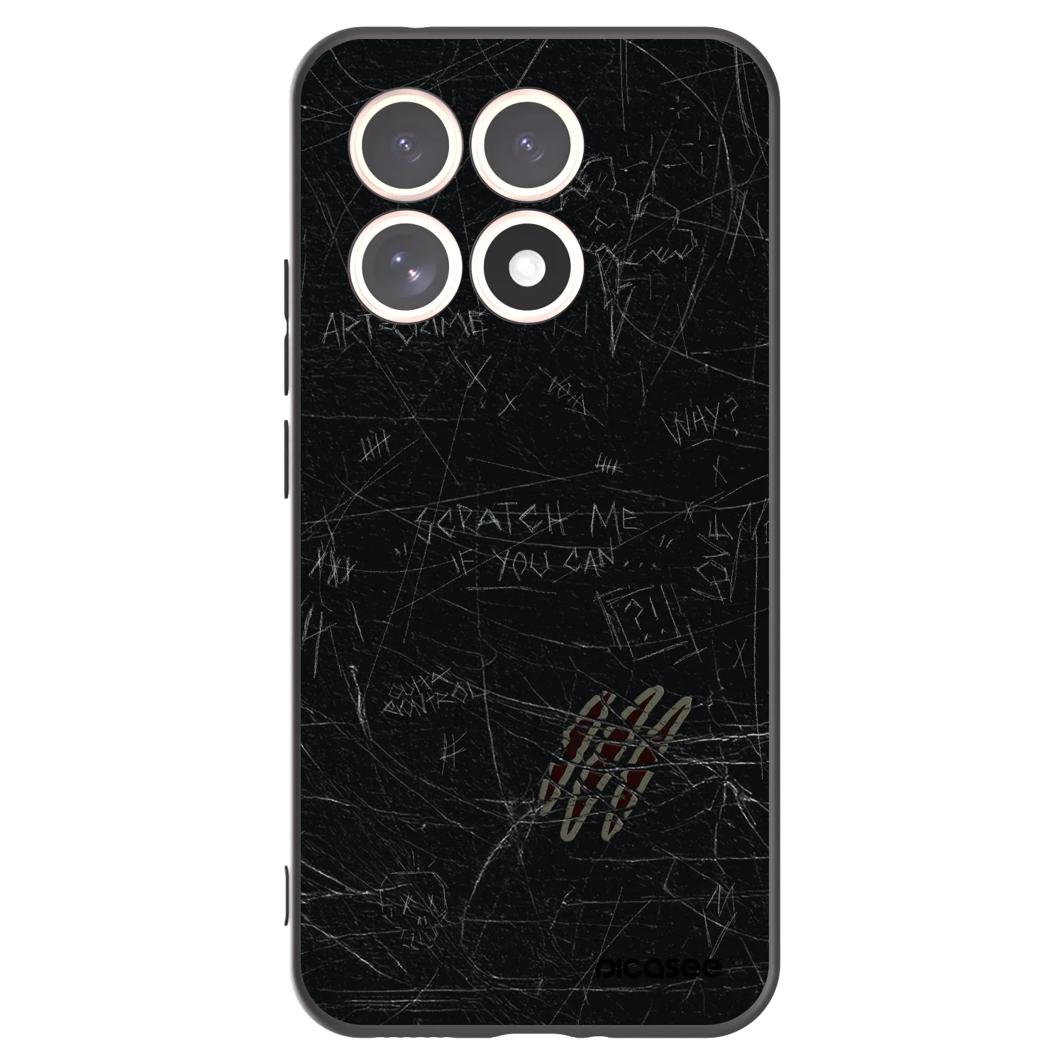 Picasee silikónový čierny obal pre Xiaomi 15T - SCRATCH