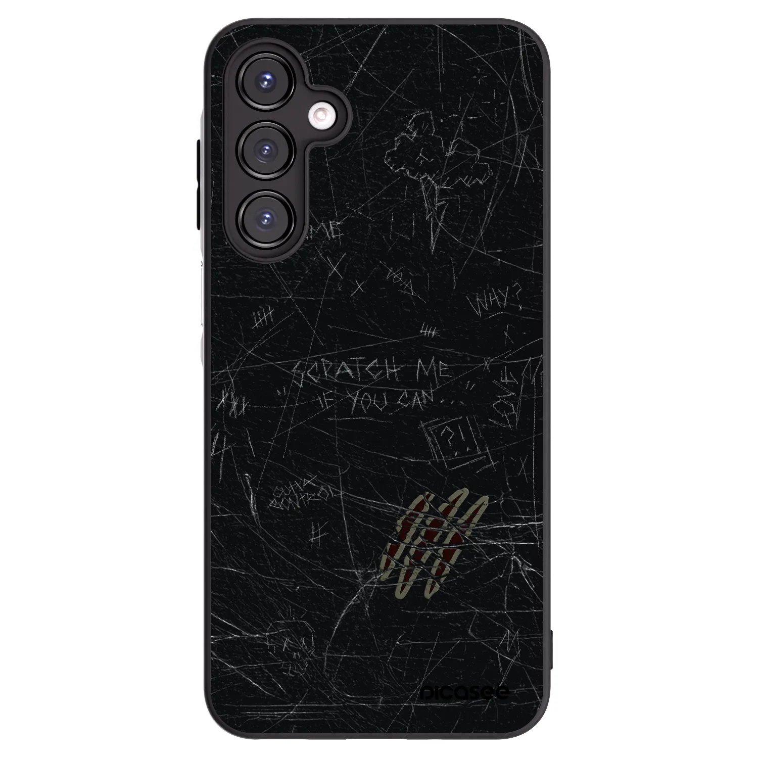 Picasee silikónový čierny obal pre Samsung Galaxy A16 4G - SCRATCH