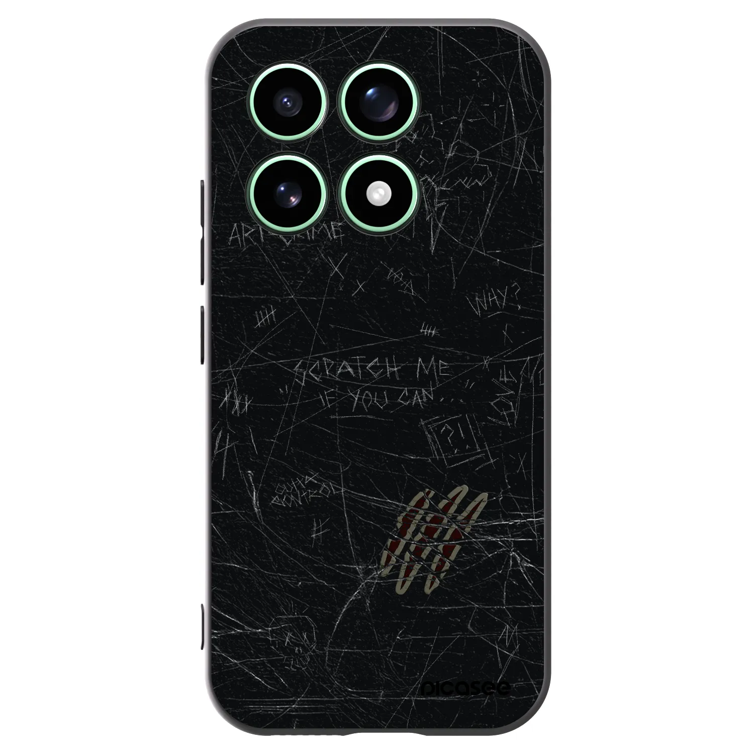 Picasee silikónový čierny obal pre Xiaomi 17 - SCRATCH