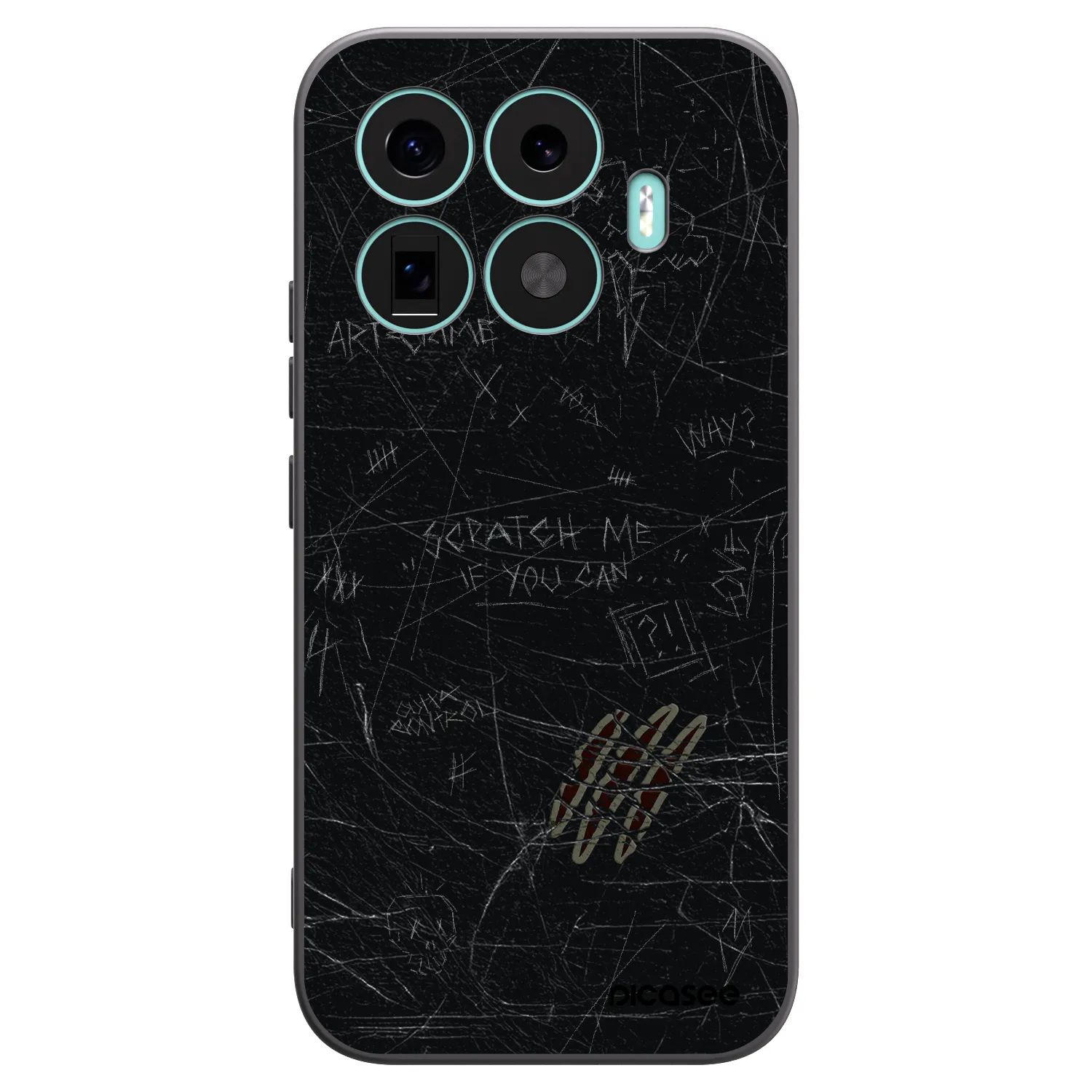 Picasee silikónový čierny obal pre Xiaomi 17T - SCRATCH