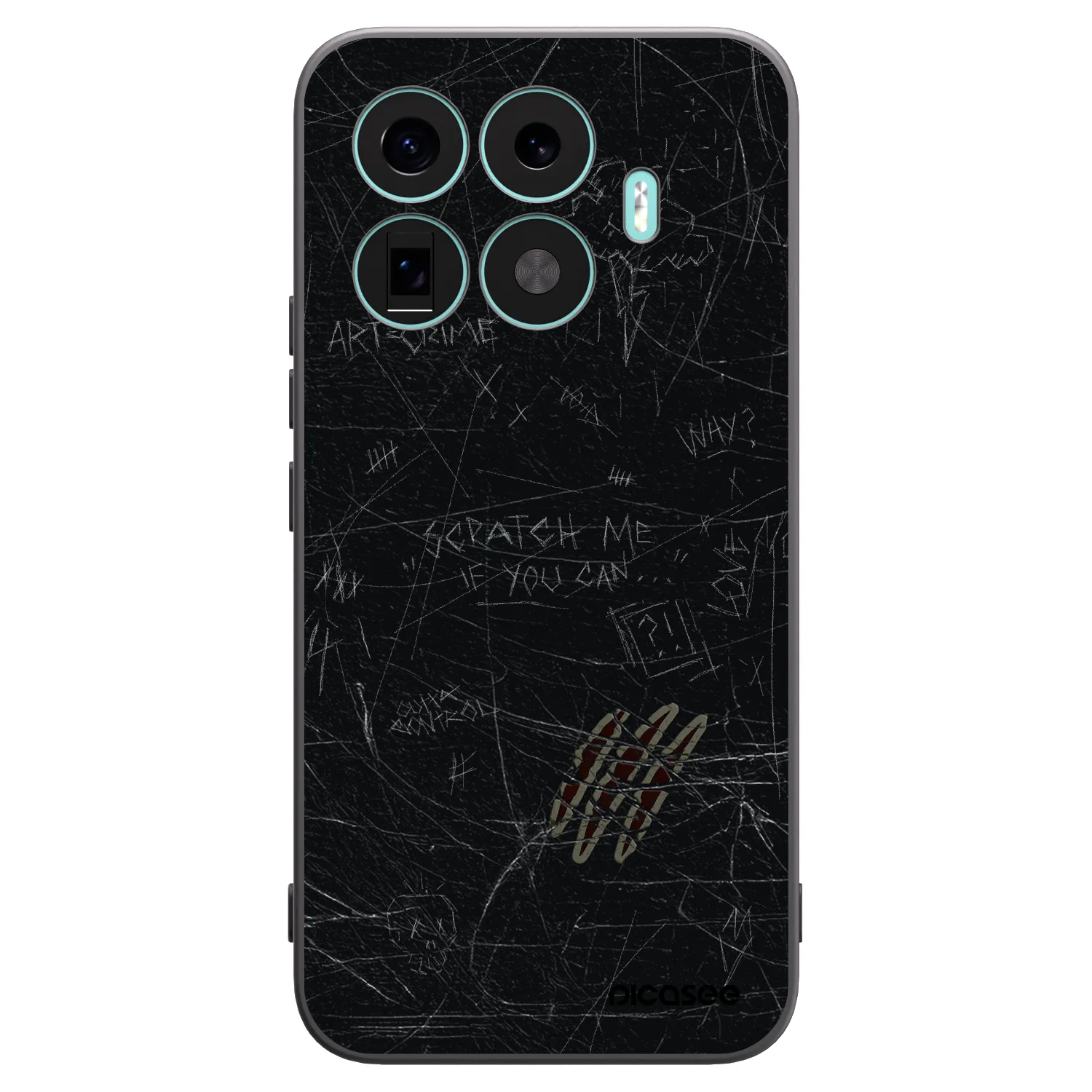 Picasee silikónový čierny obal pre Xiaomi 17T Pro - SCRATCH
