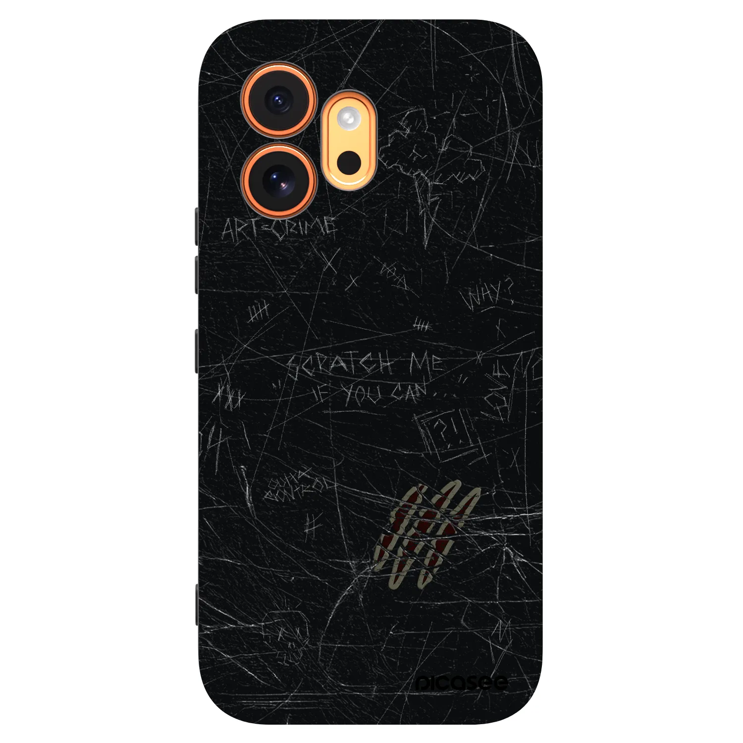 Picasee silikónový čierny obal pre Honor 600 - SCRATCH