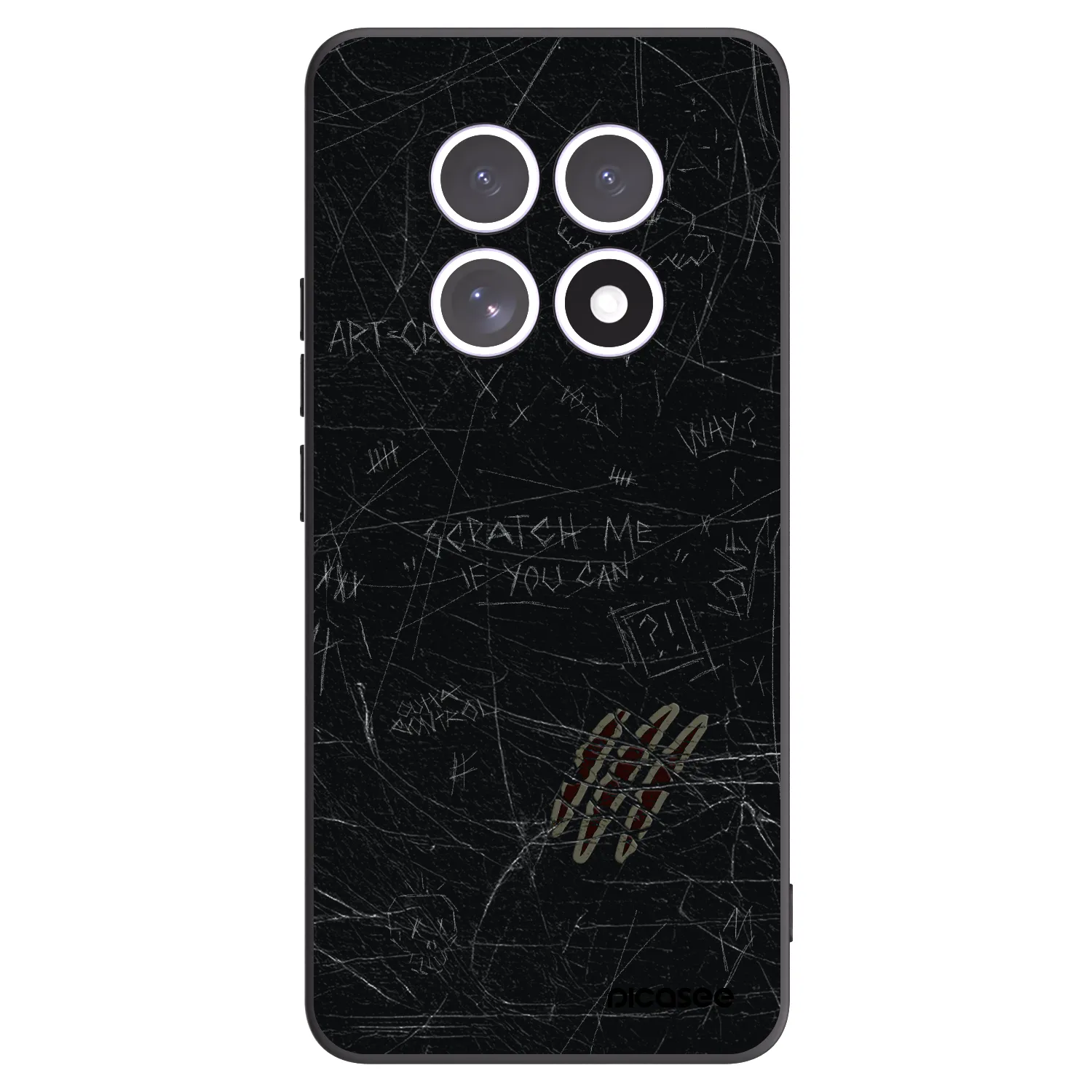 Picasee silikónový čierny obal pre Xiaomi Redmi Note 15 5G - SCRATCH
