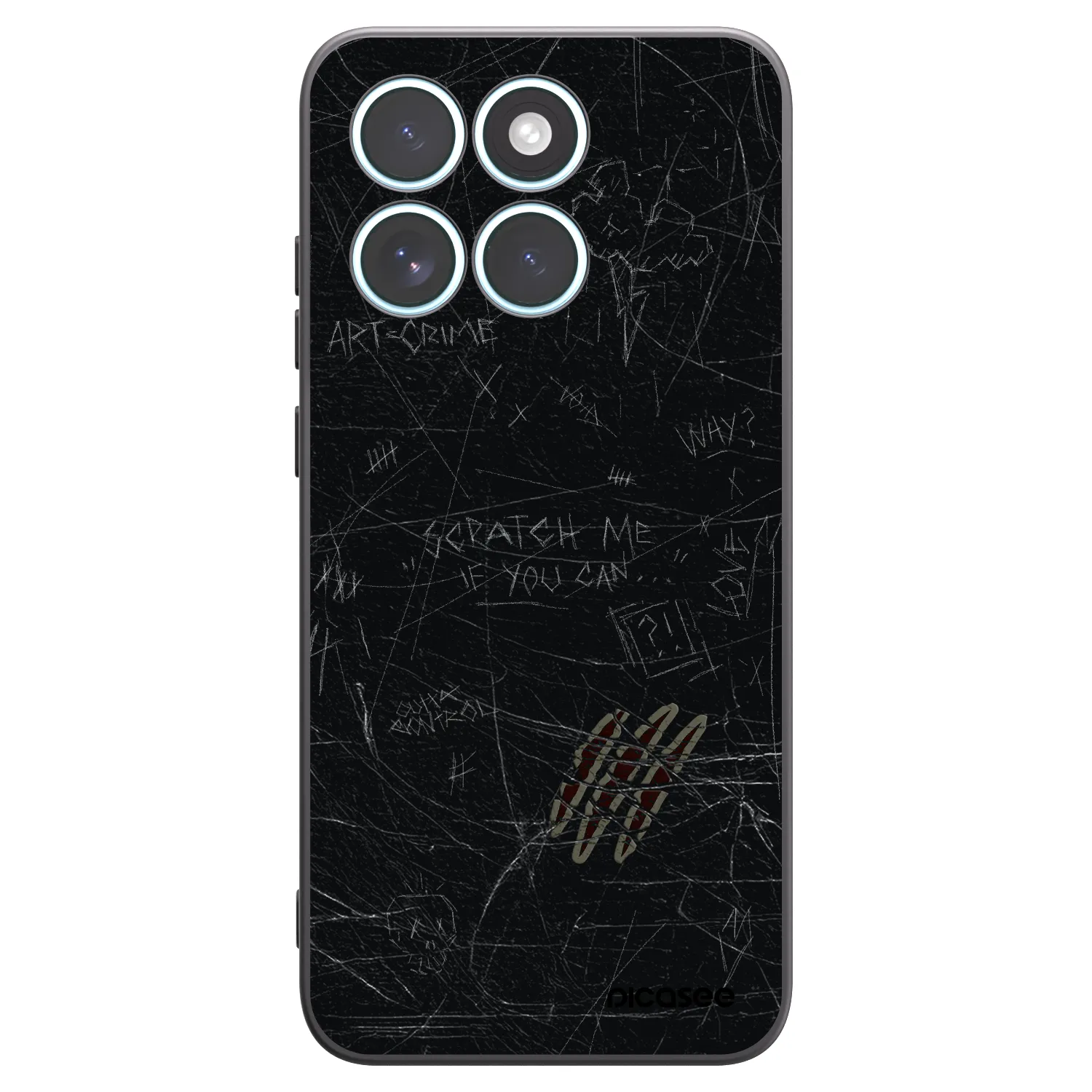 Picasee silikónový čierny obal pre Motorola Edge 70 Fusion - SCRATCH