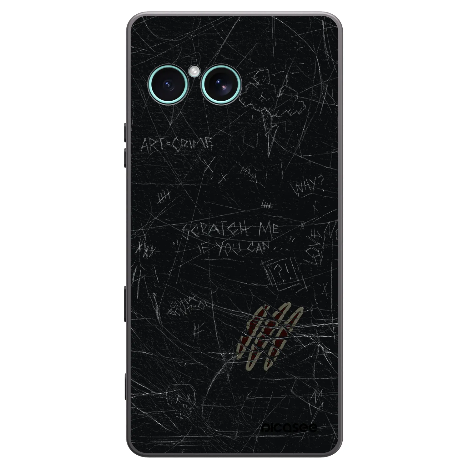 Picasee silikónový čierny obal pre Sony Xperia 10 VII - SCRATCH