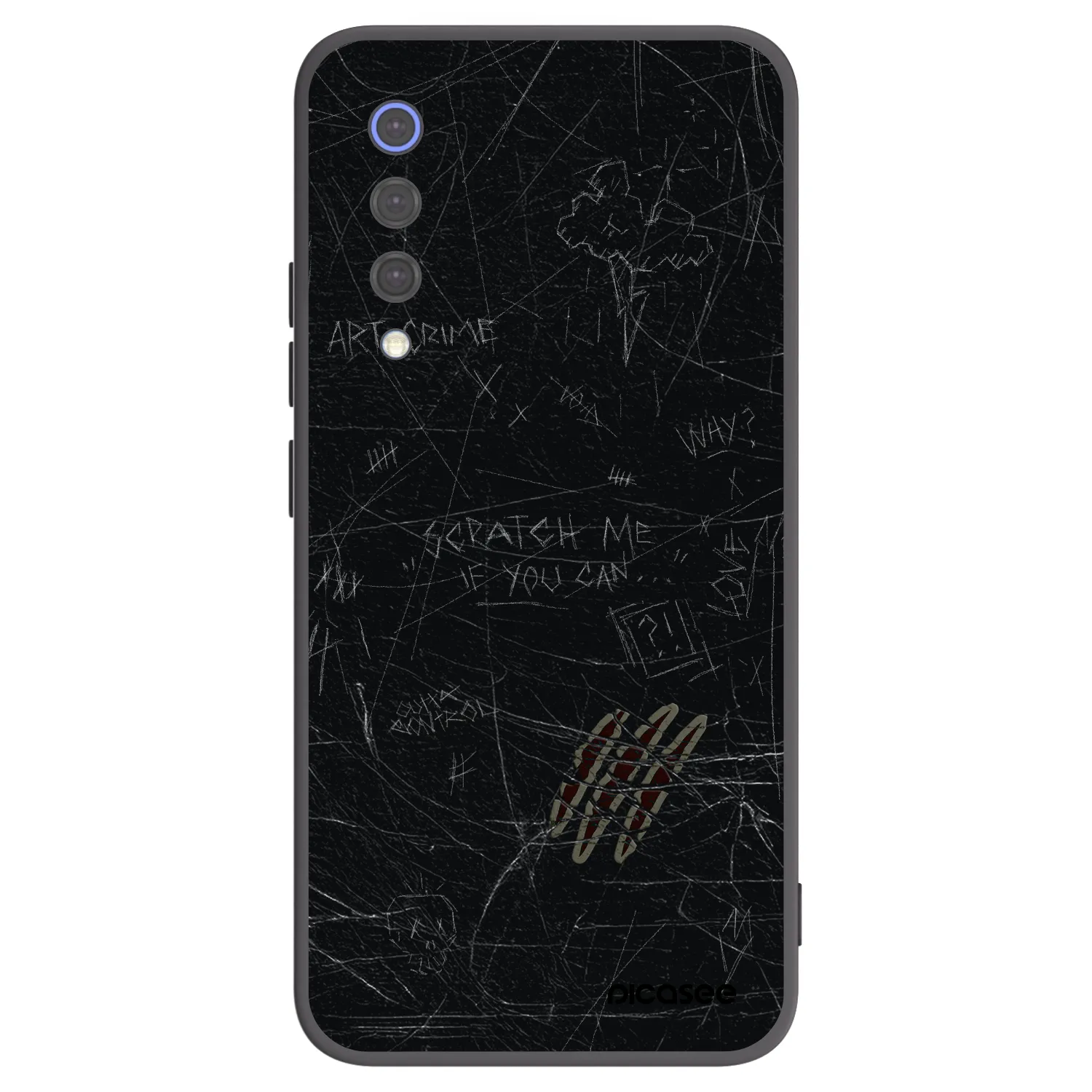 Picasee silikónový čierny obal pre Xiaomi Mi 9 SE - SCRATCH
