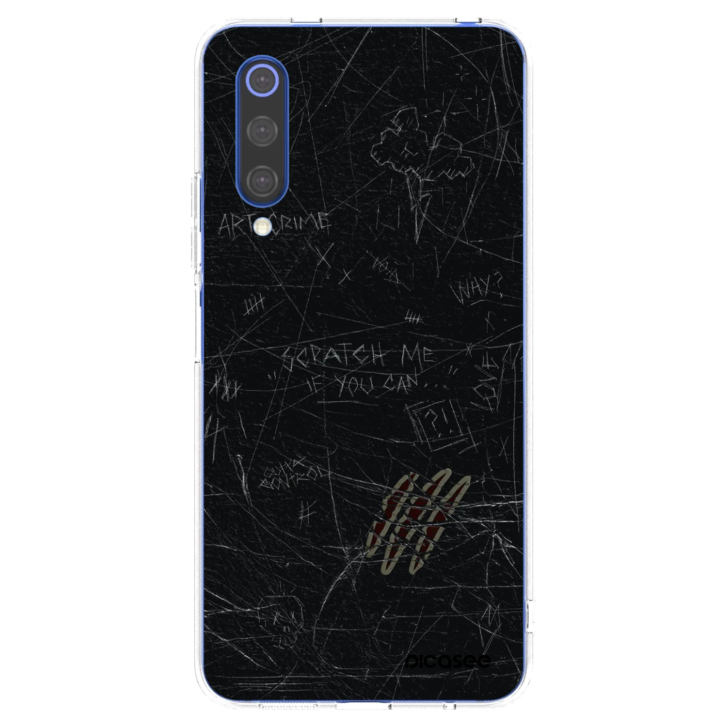 Picasee silikónový prehľadný obal pre Xiaomi Mi 9 SE - SCRATCH