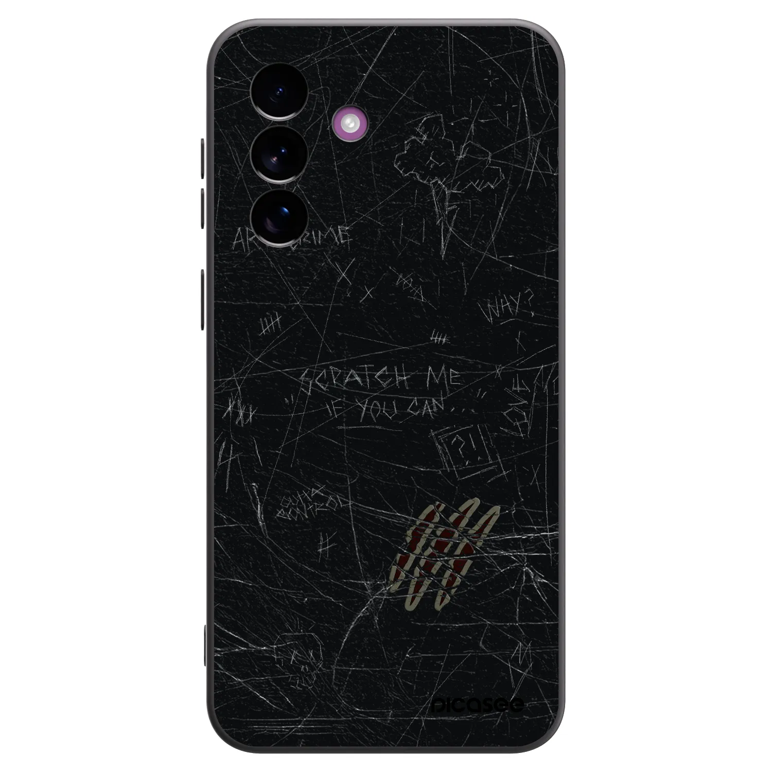 Picasee silikónový čierny obal pre Samsung Galaxy A37 - SCRATCH