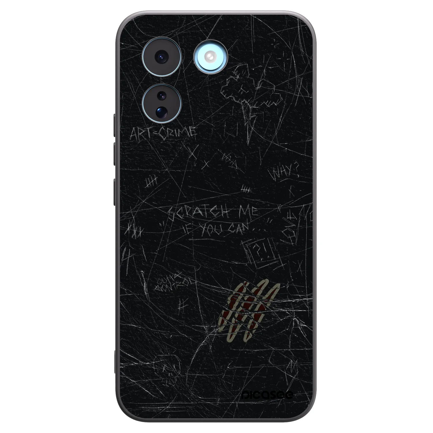 Picasee silikónový čierny obal pre Xiaomi Redmi Note 17 Pro MAX 5G - SCRATCH