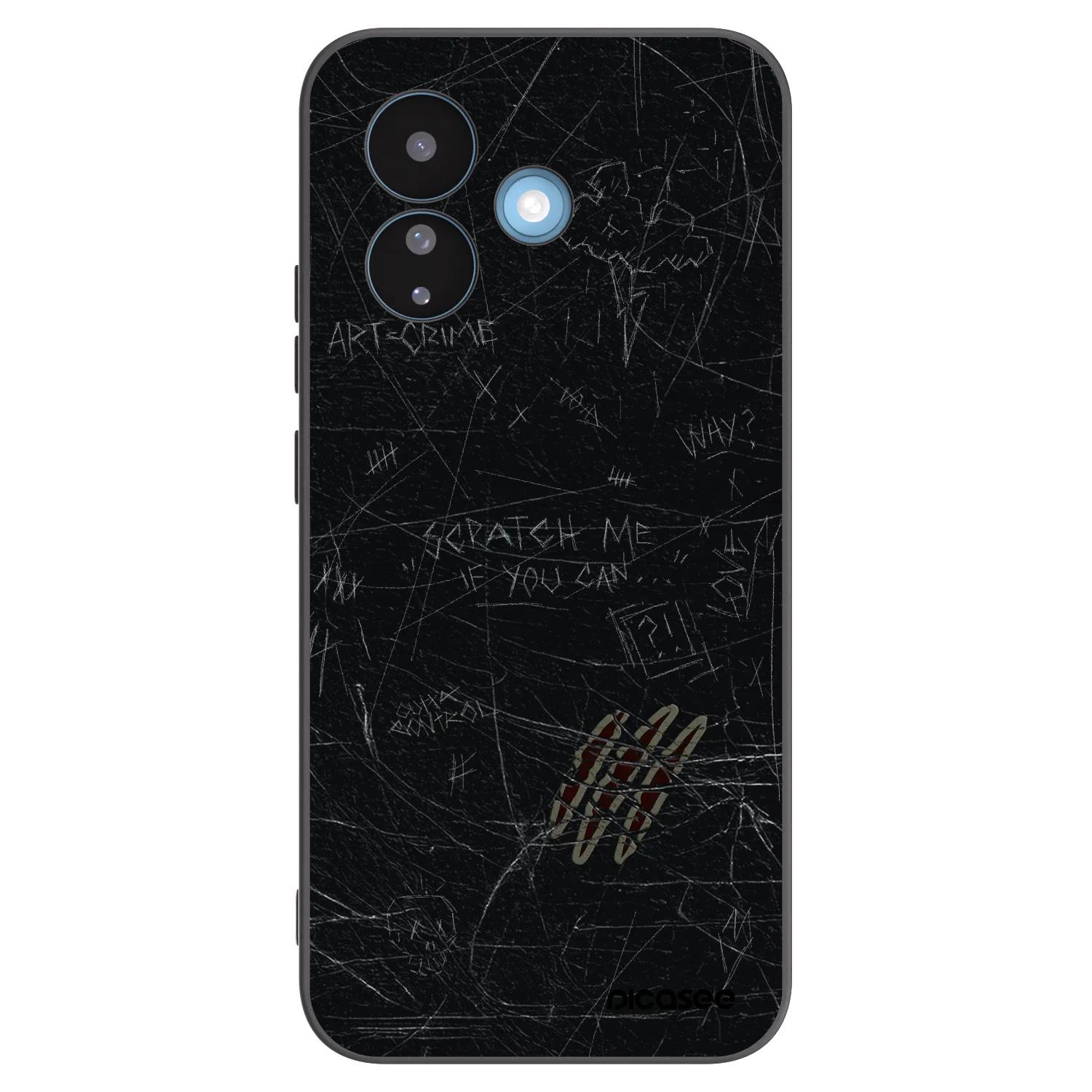 Picasee silikónový čierny obal pre Xiaomi Redmi Note 17 Pro 5G - SCRATCH