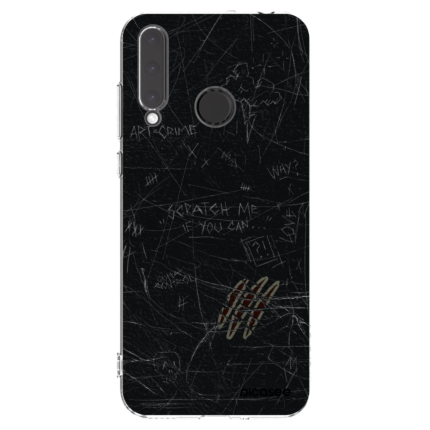 Picasee silikónový prehľadný obal pre Honor 20 Lite - SCRATCH