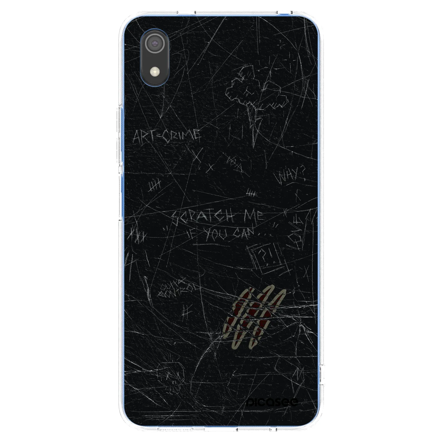 Picasee silikónový prehľadný obal pre Xiaomi Redmi 7A - SCRATCH