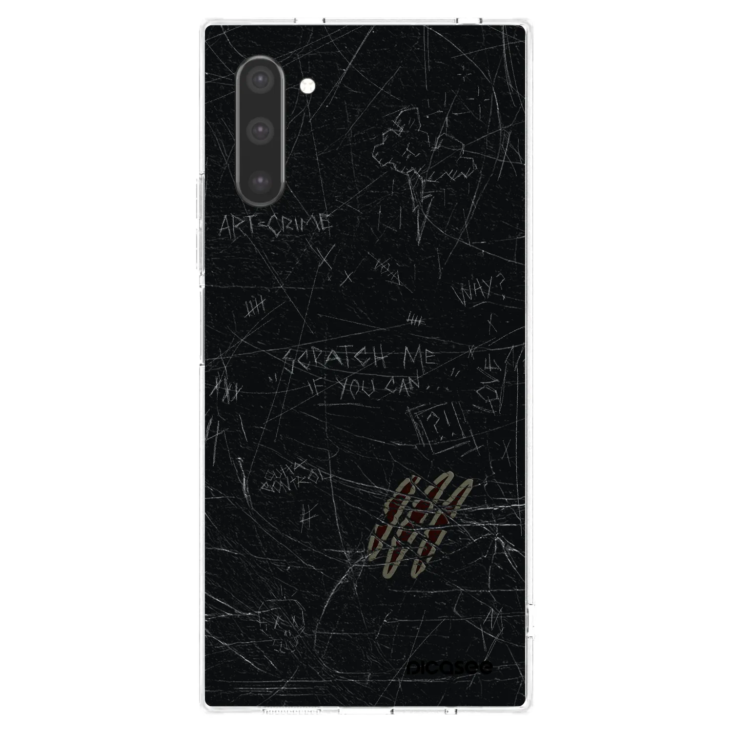 Picasee silikónový prehľadný obal pre Samsung Galaxy Note 10 N970F - SCRATCH