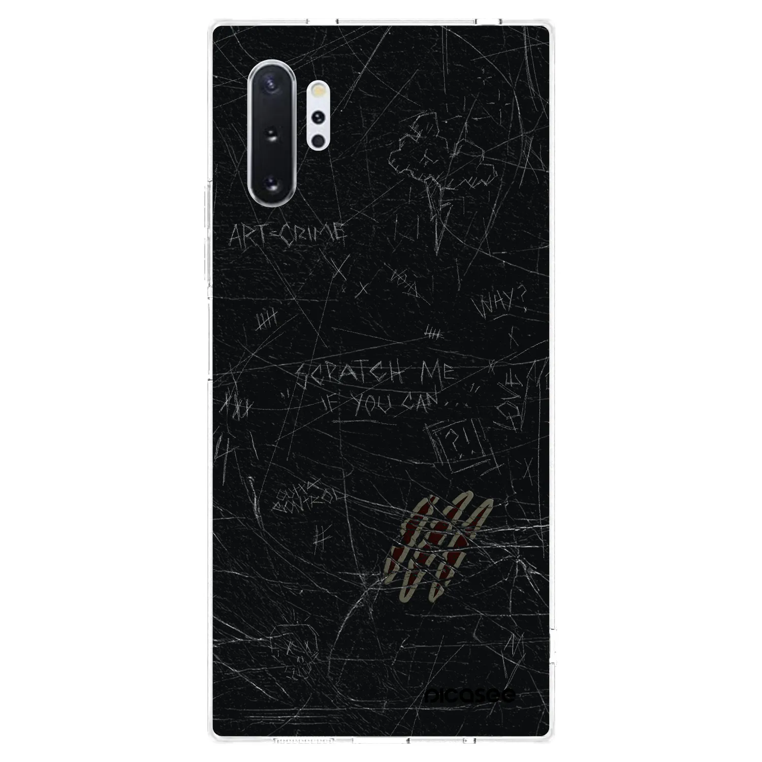 Picasee silikónový prehľadný obal pre Samsung Galaxy Note 10+ N975F - SCRATCH